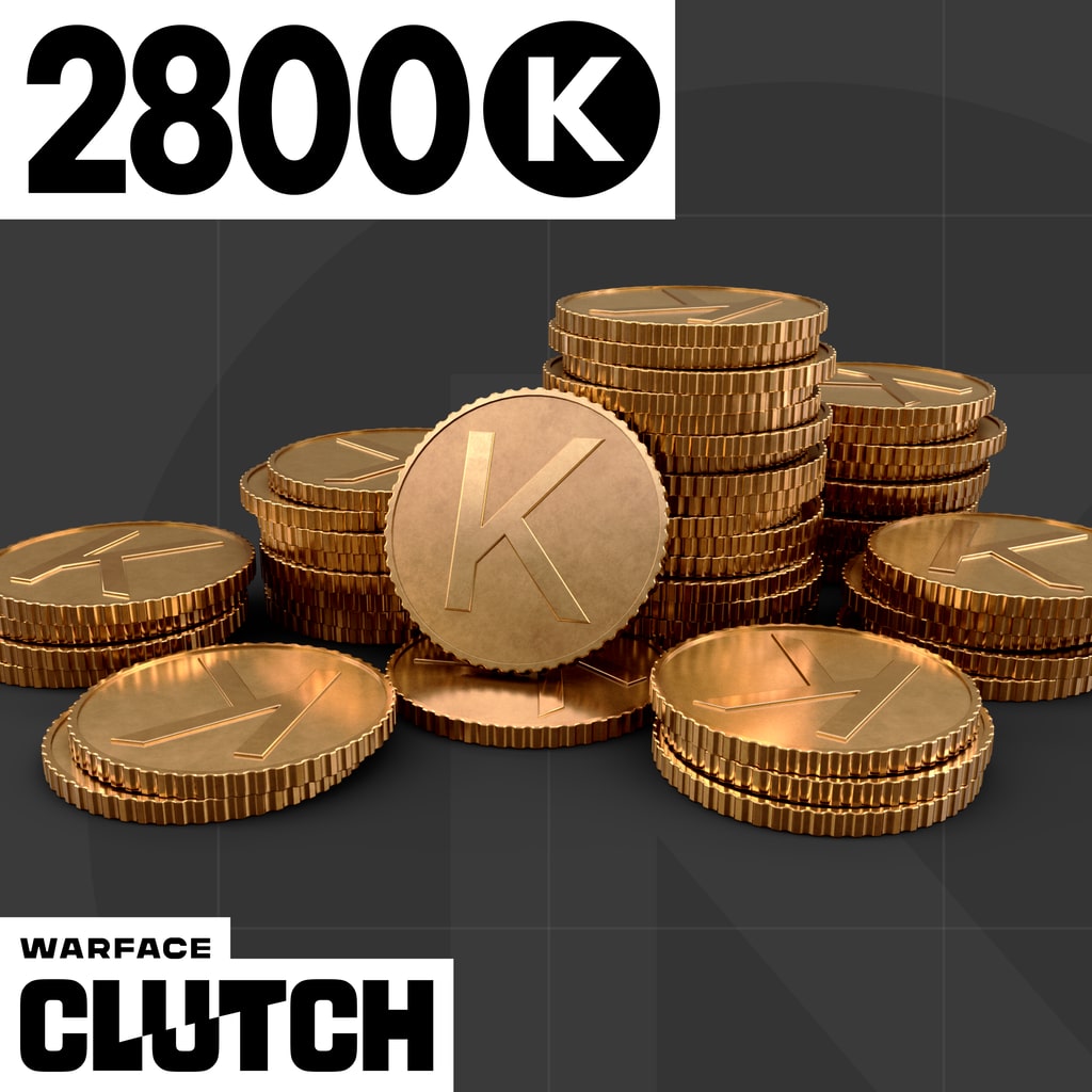Warface: Clutch - 2800  Kredits (中英韓文版)