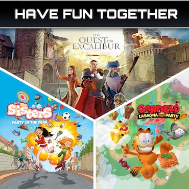 Have Fun Together - Garfield Lasagna Party, The Sisters: Party of the Year, The Quest of Excalibur Bundle cover image