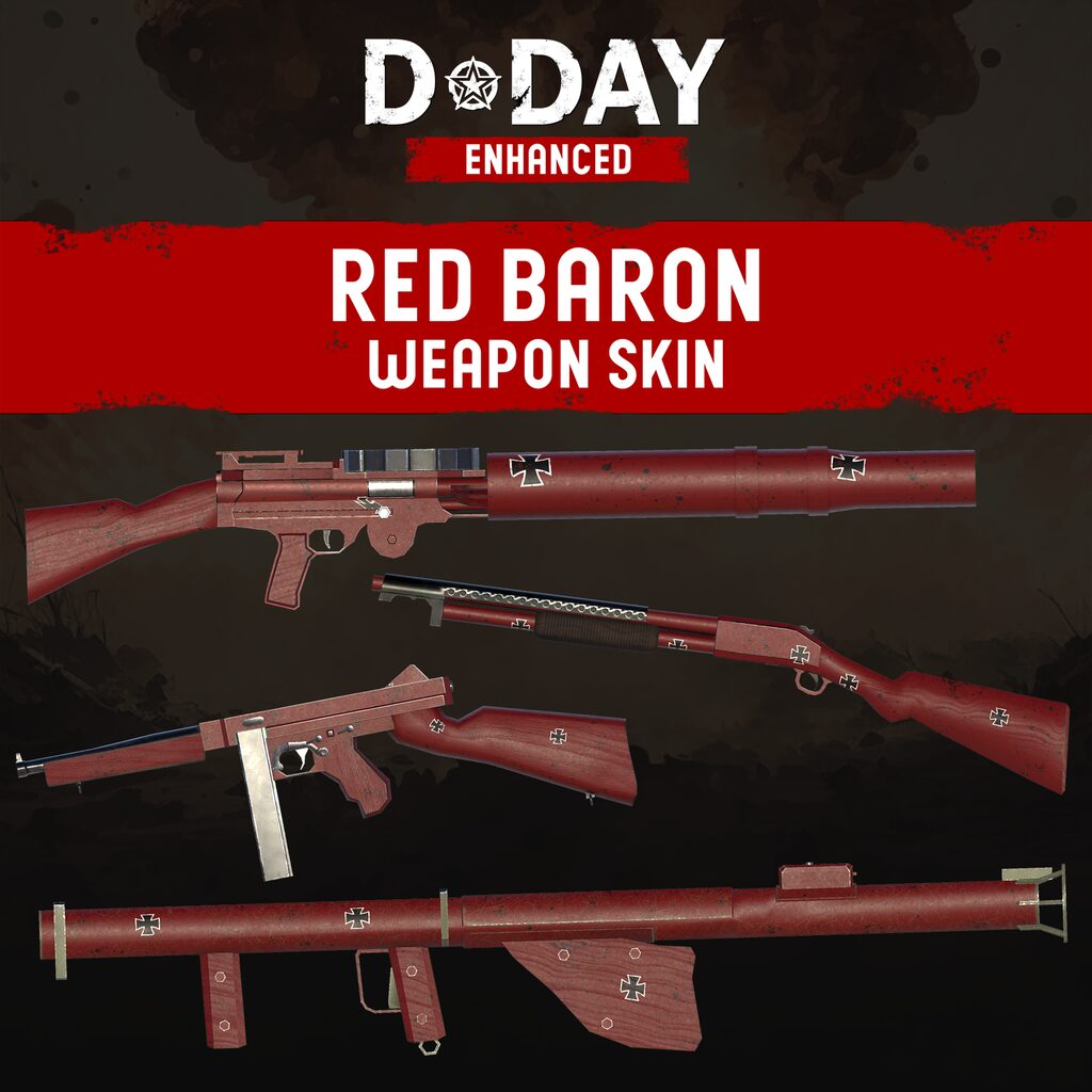 D-Day Enhanced - Red Baron Weapon Skin