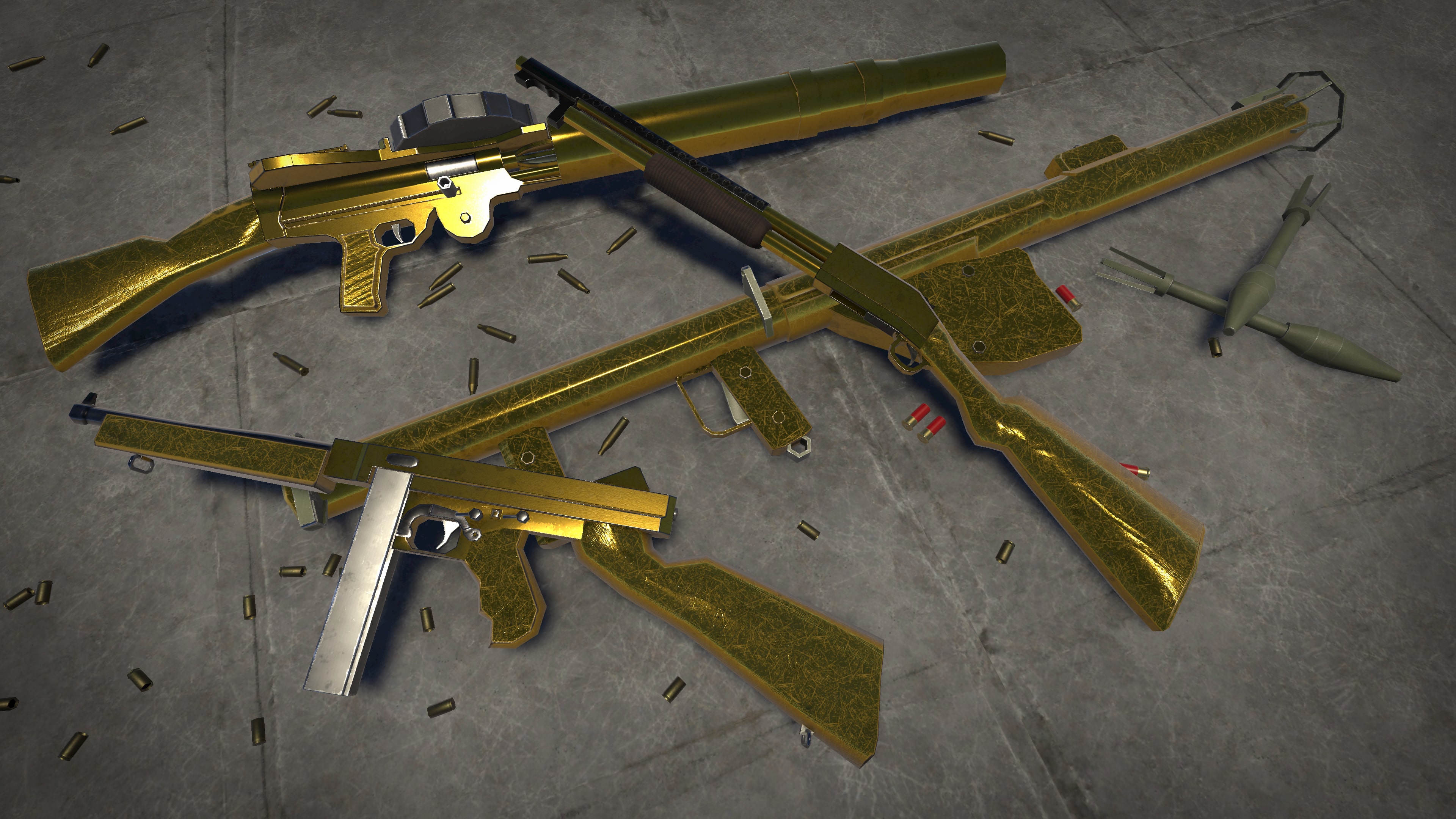 D-Day Enhanced - Gold Weapon Skin