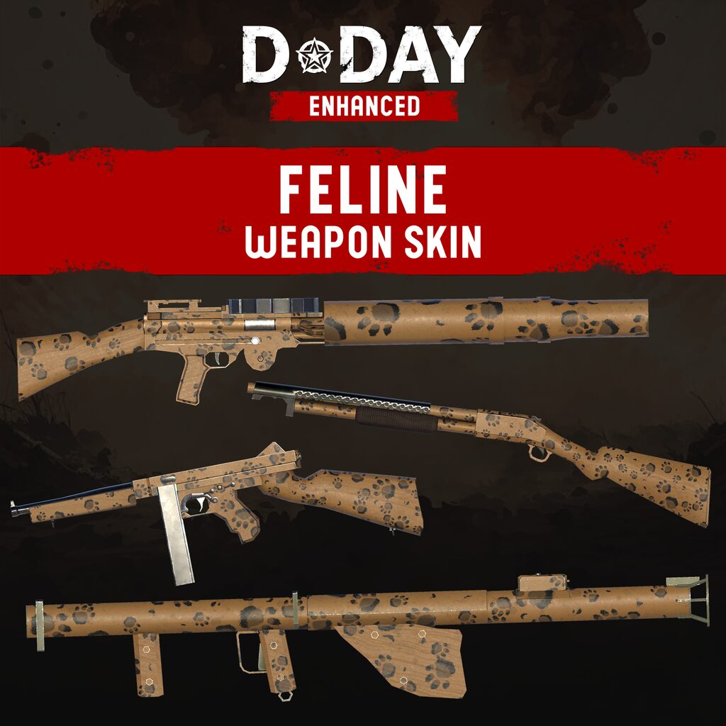 D-Day Enhanced - Feline Weapon Skin