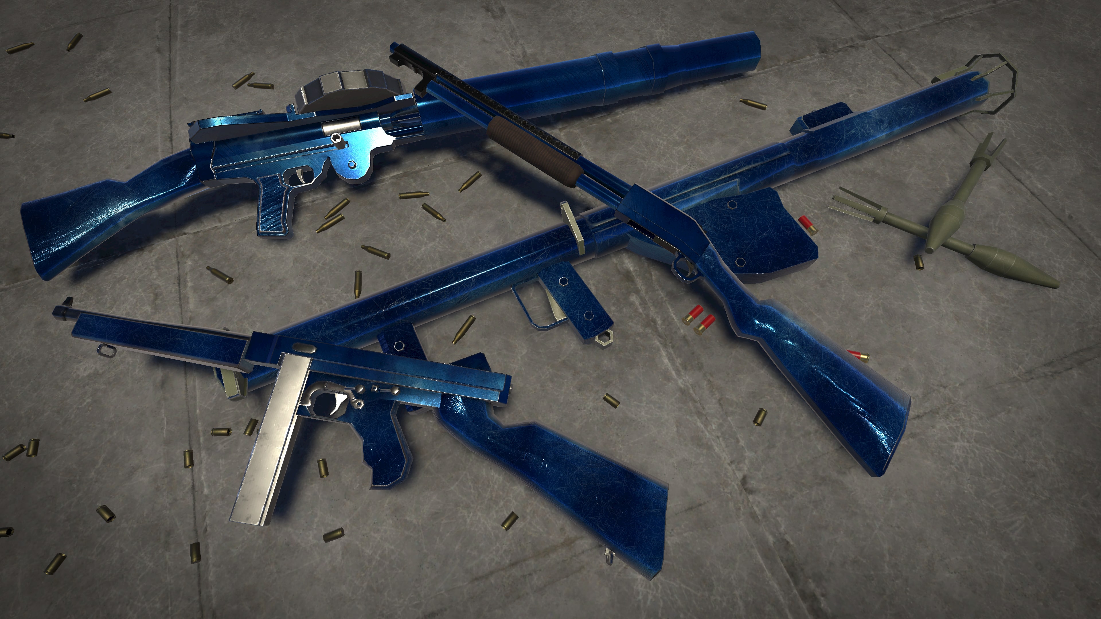 D-Day Enhanced - Blued Weapon Skin