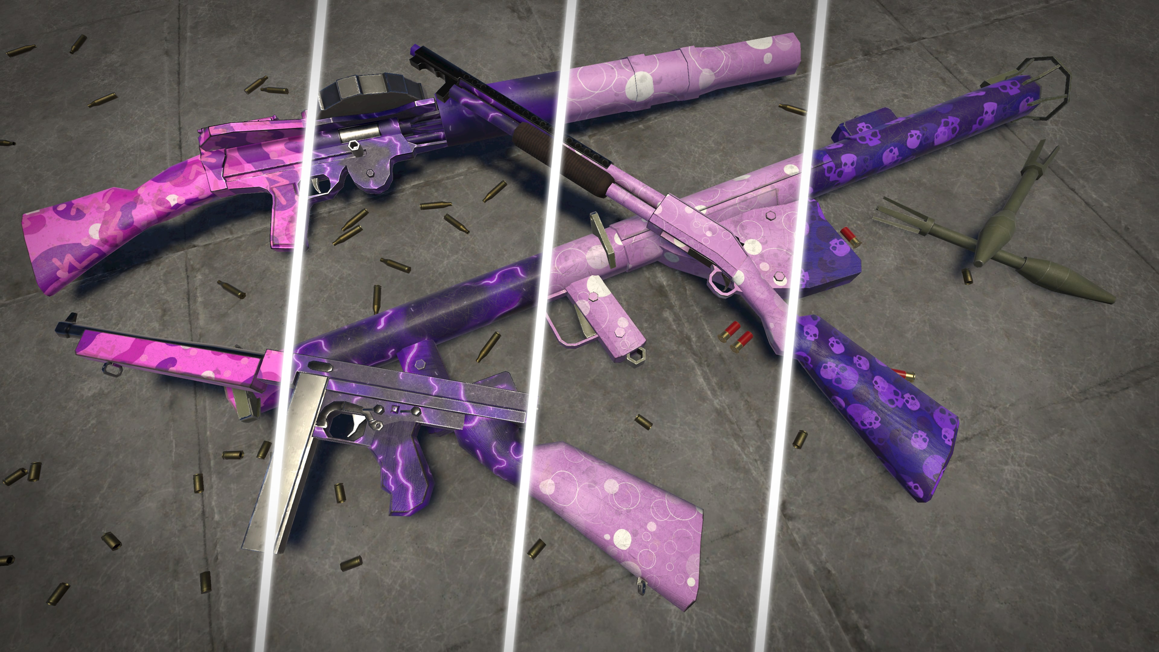 D-Day Enhanced - Pink & Purple Weapon Skin Bundle