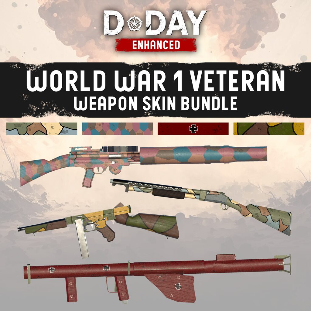 D-Day Enhanced - World War 1 Veteran Weapon Skin Bundle