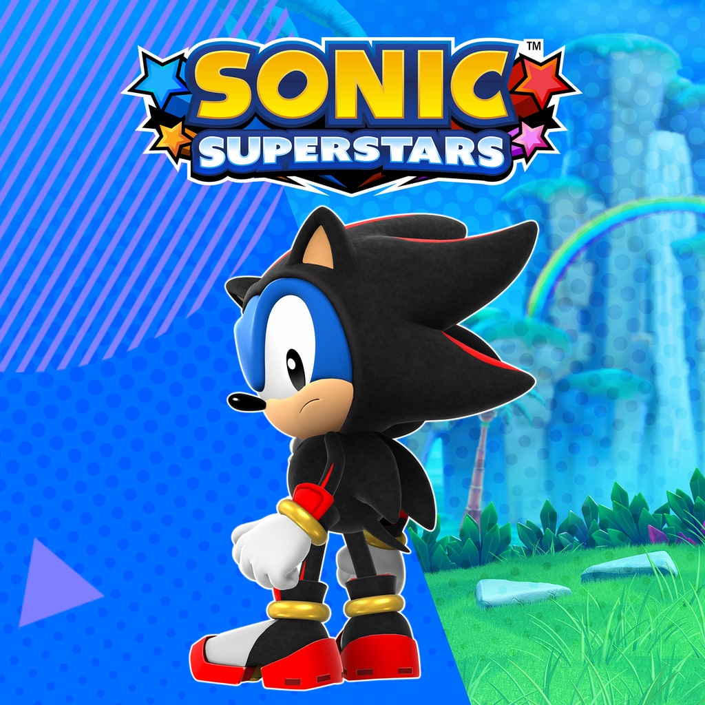 SONIC SUPERSTARS - Disfraz de Shadow para Sonic