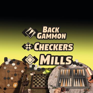 3in1 Game Collection: Backgammon + Checkers + Mills cover image