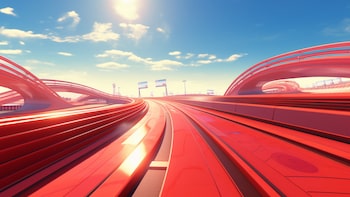 Extreme Skyway Racer Simulator