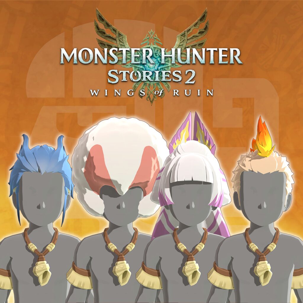 Monster Hunter Stories 2: Wings of Ruin - Rider Hairstyle Bundle