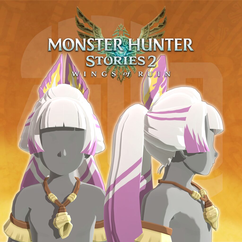 Monster Hunter Stories 2: Wings of Ruin - Rider's Hairstyle: Mizutsune Braid