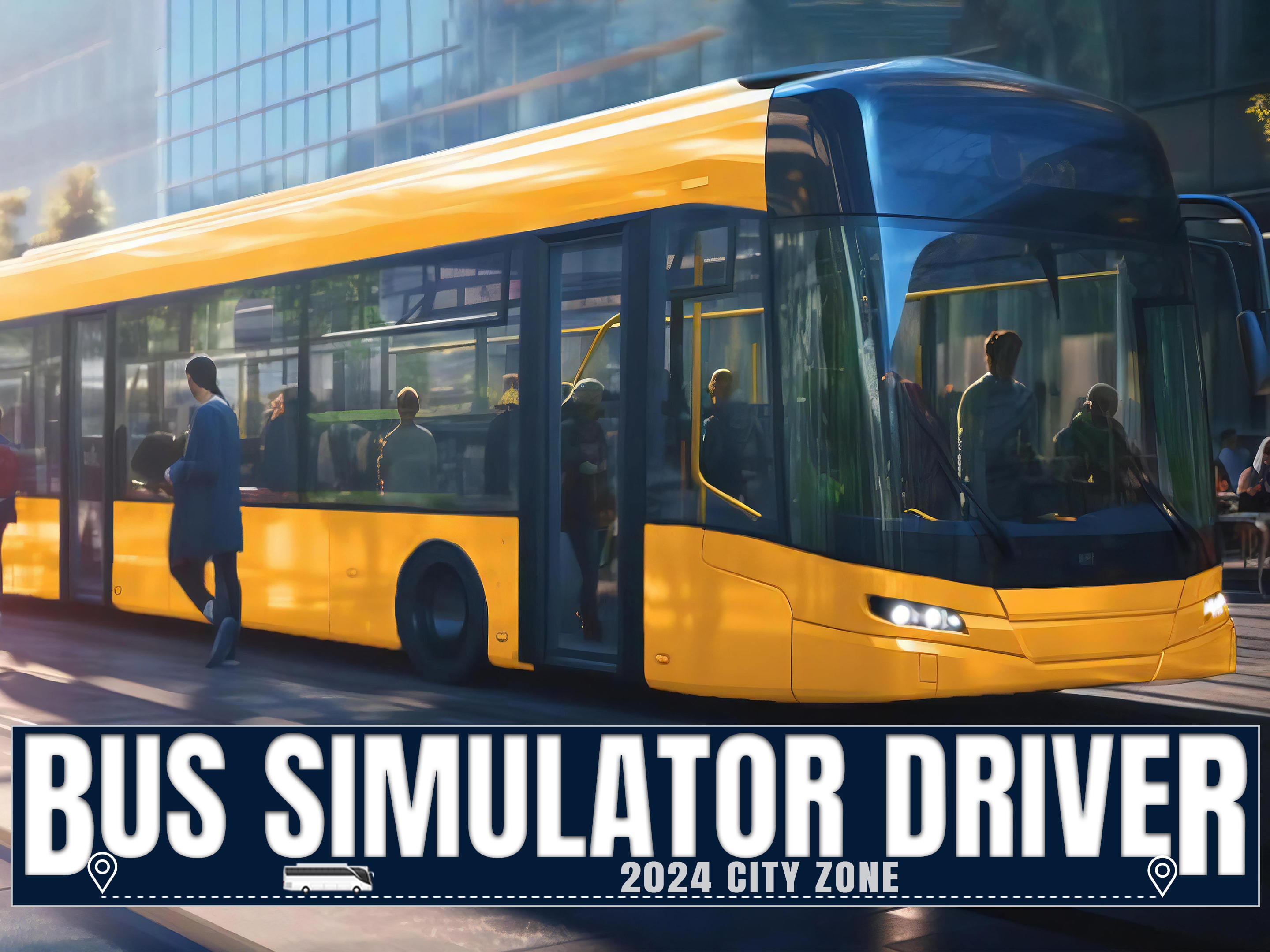Bus Simulator Driver 2024 : City Zone