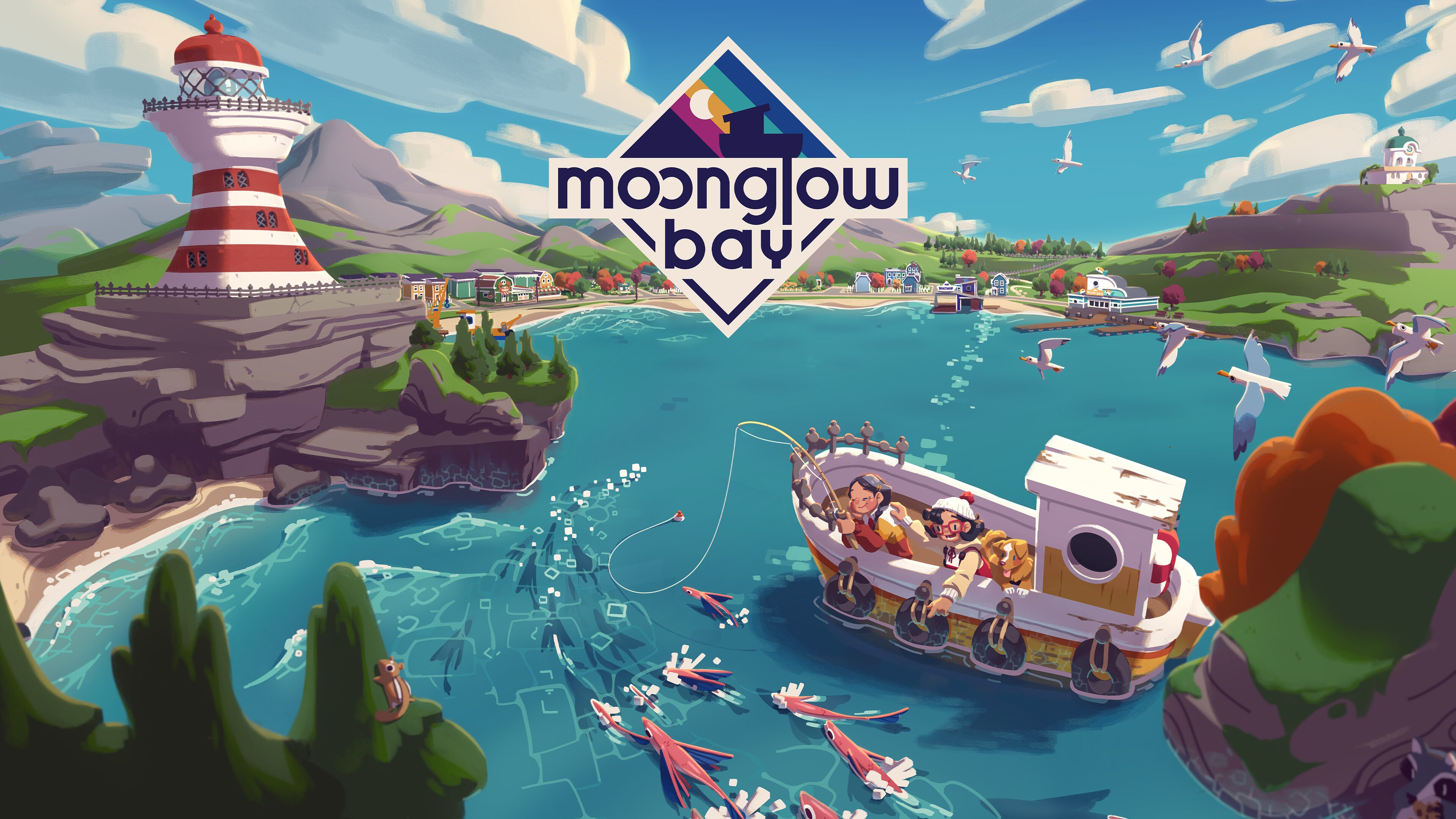 Relaxing slice-of-life fishing adventure Moonglow Bay out in
