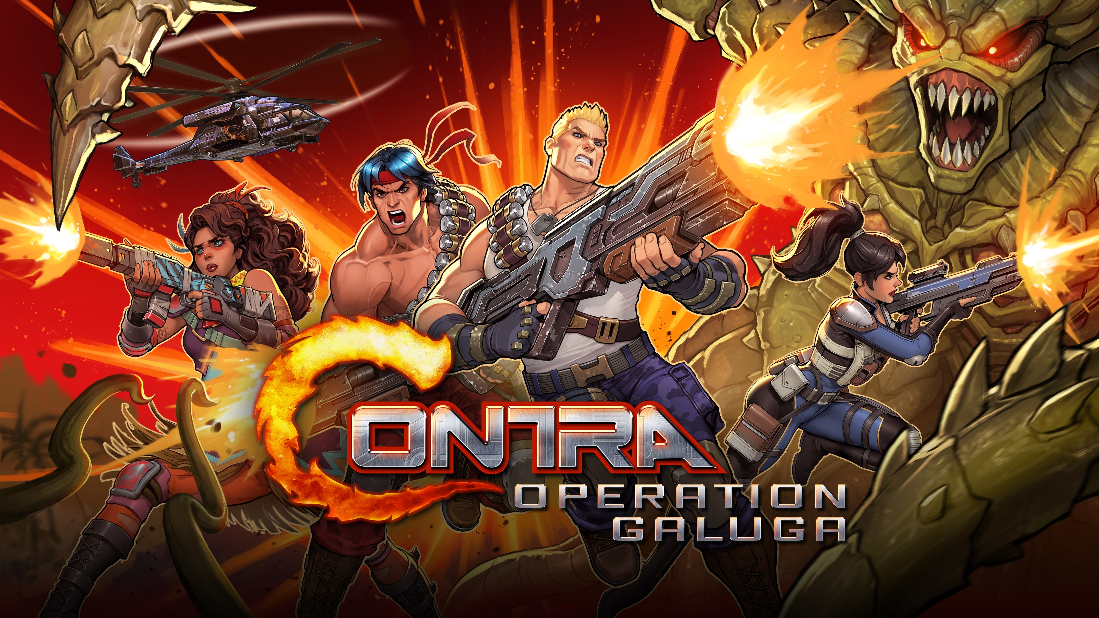 Contra: Operation Galuga PS4 & PS5 (중국어(간체자), 한국어, 영어, 일본어, 중국어(번체자))