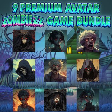 9 Premium Avatar Zombiezz Game Bundle cover image