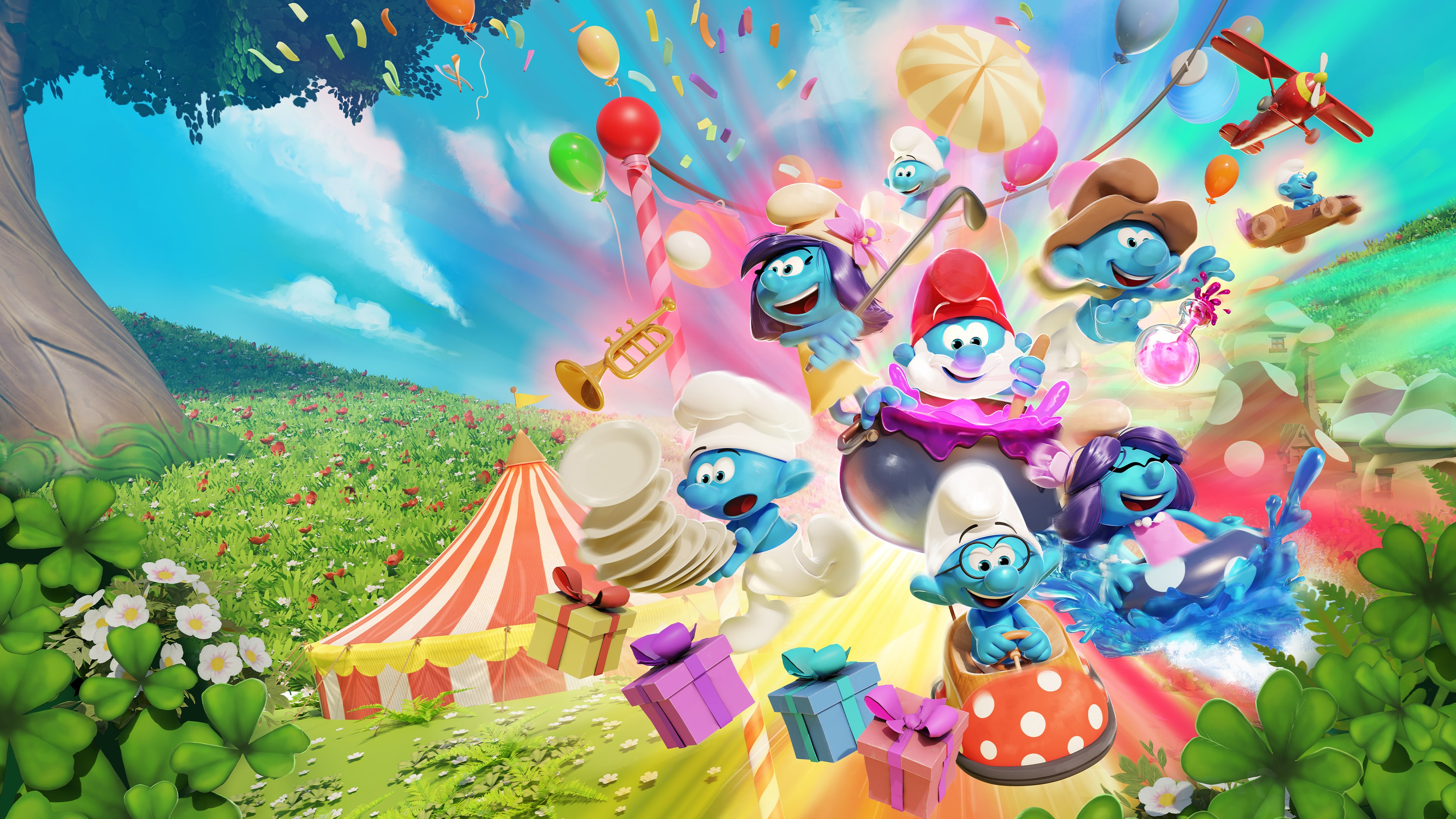 The Smurfs - Village Party PS4 & PS5 - PS5 - (PlayStation)