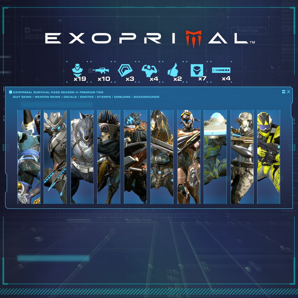 Exoprimal - Exoprimal Survival Pass Season 4: Premium Tier