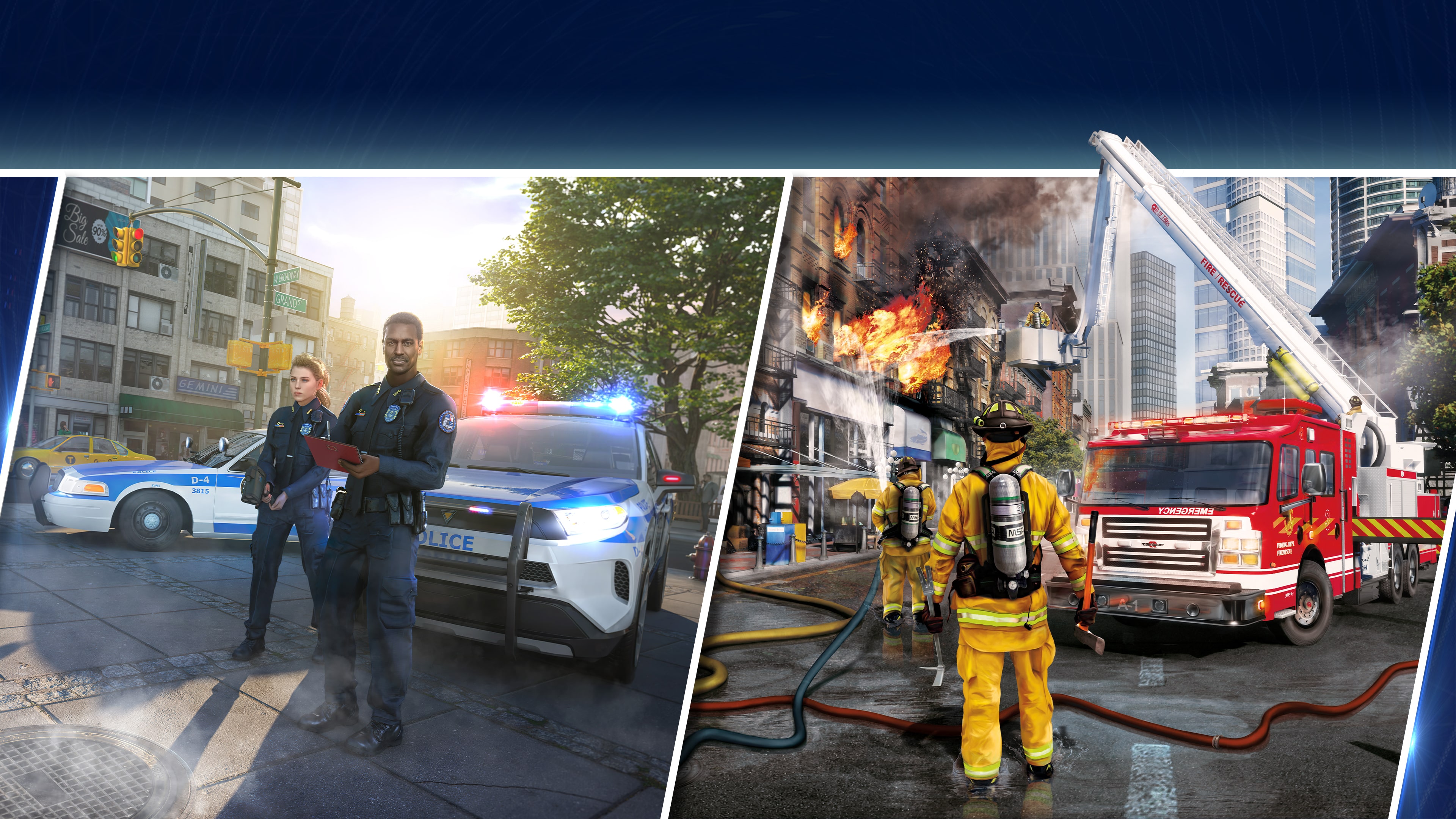 First Responder Simulation Bundle: Police Firefighting (Simplified Chinese, English, Korean, Japanese, Traditional Chinese)