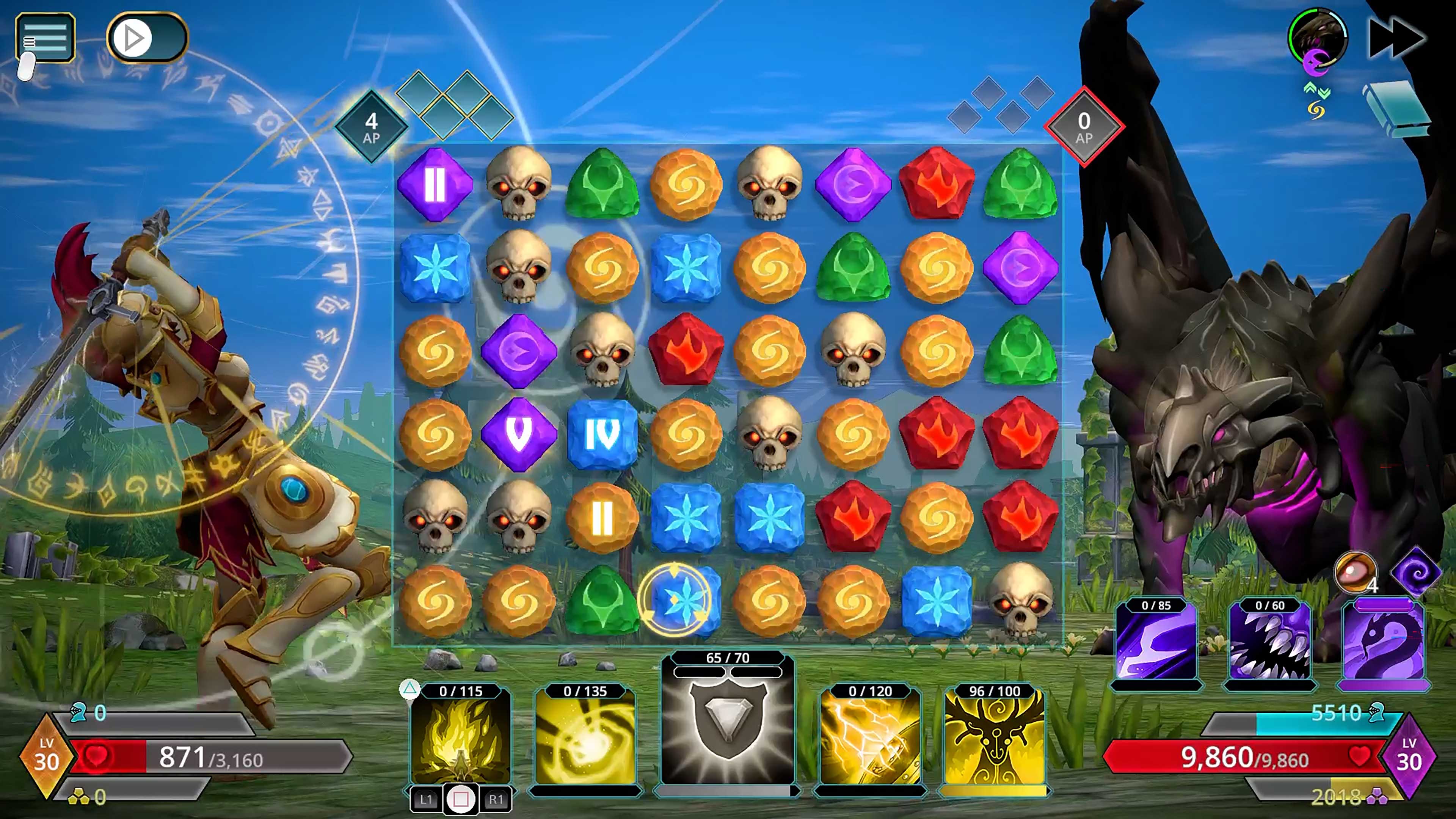 #3. Puzzle Quest 3: Match 3 RPG (PlayStation) 由: 505 Games