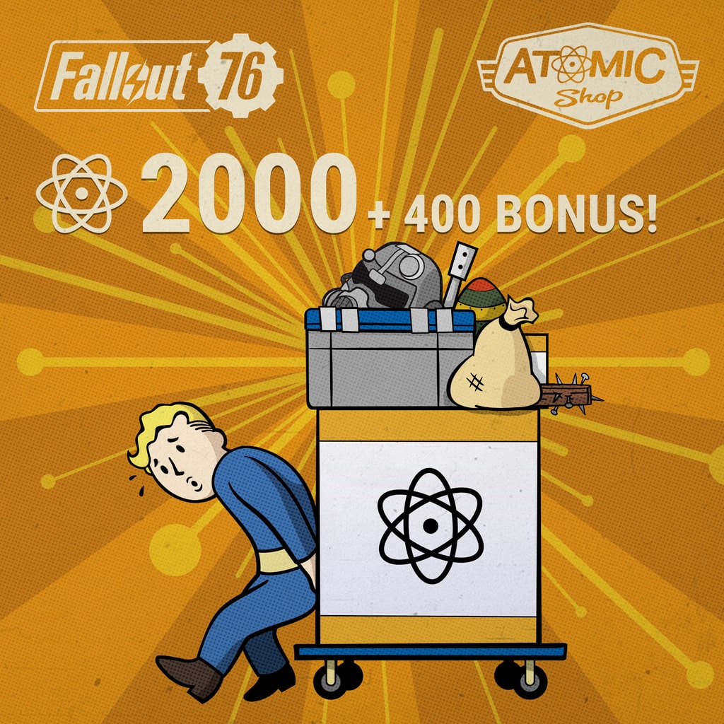 Fallout 76: 2000 (+400) atomer