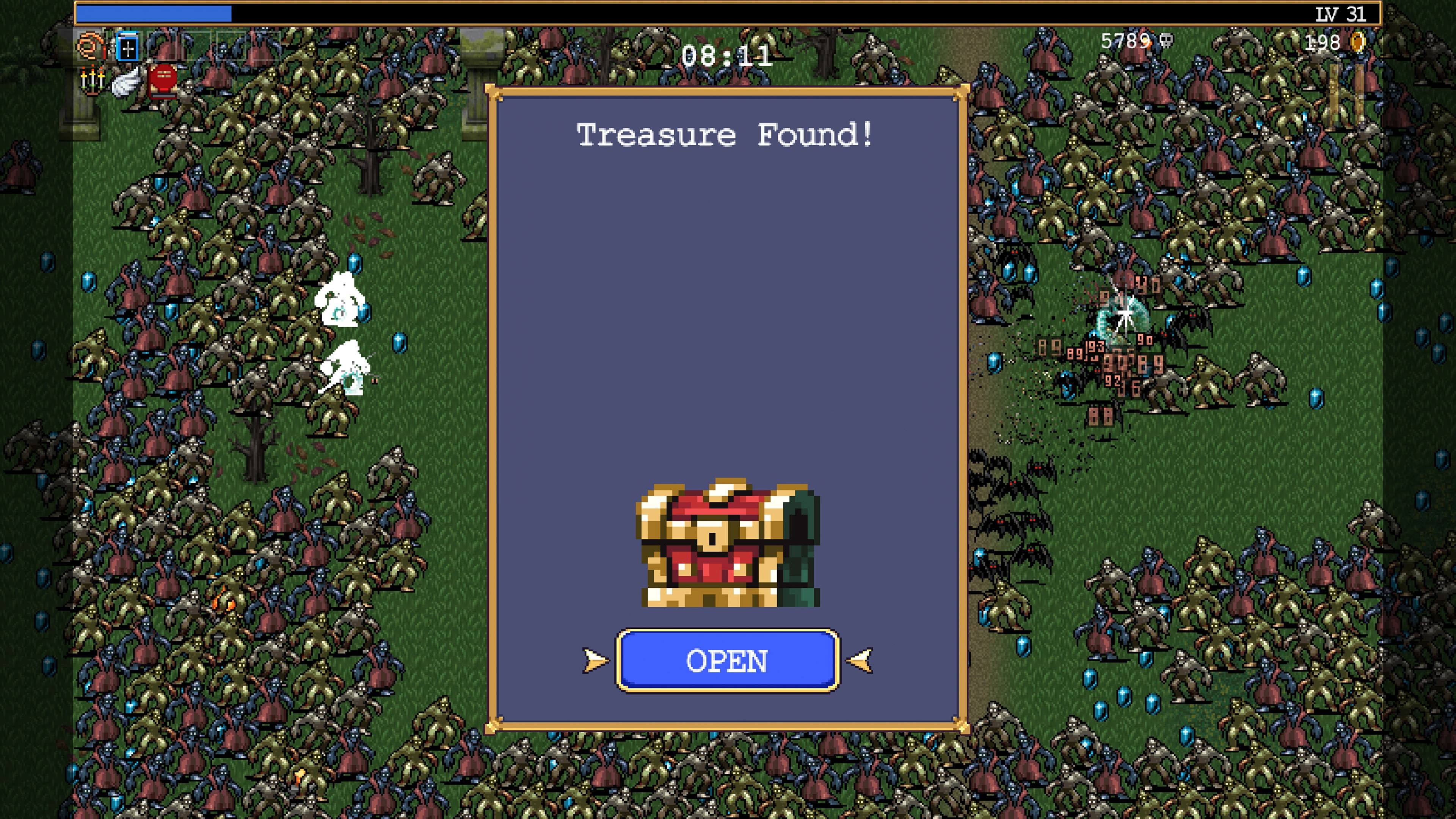 #4. Vampire Survivors (PlayStation) Podle: Poncle Limited