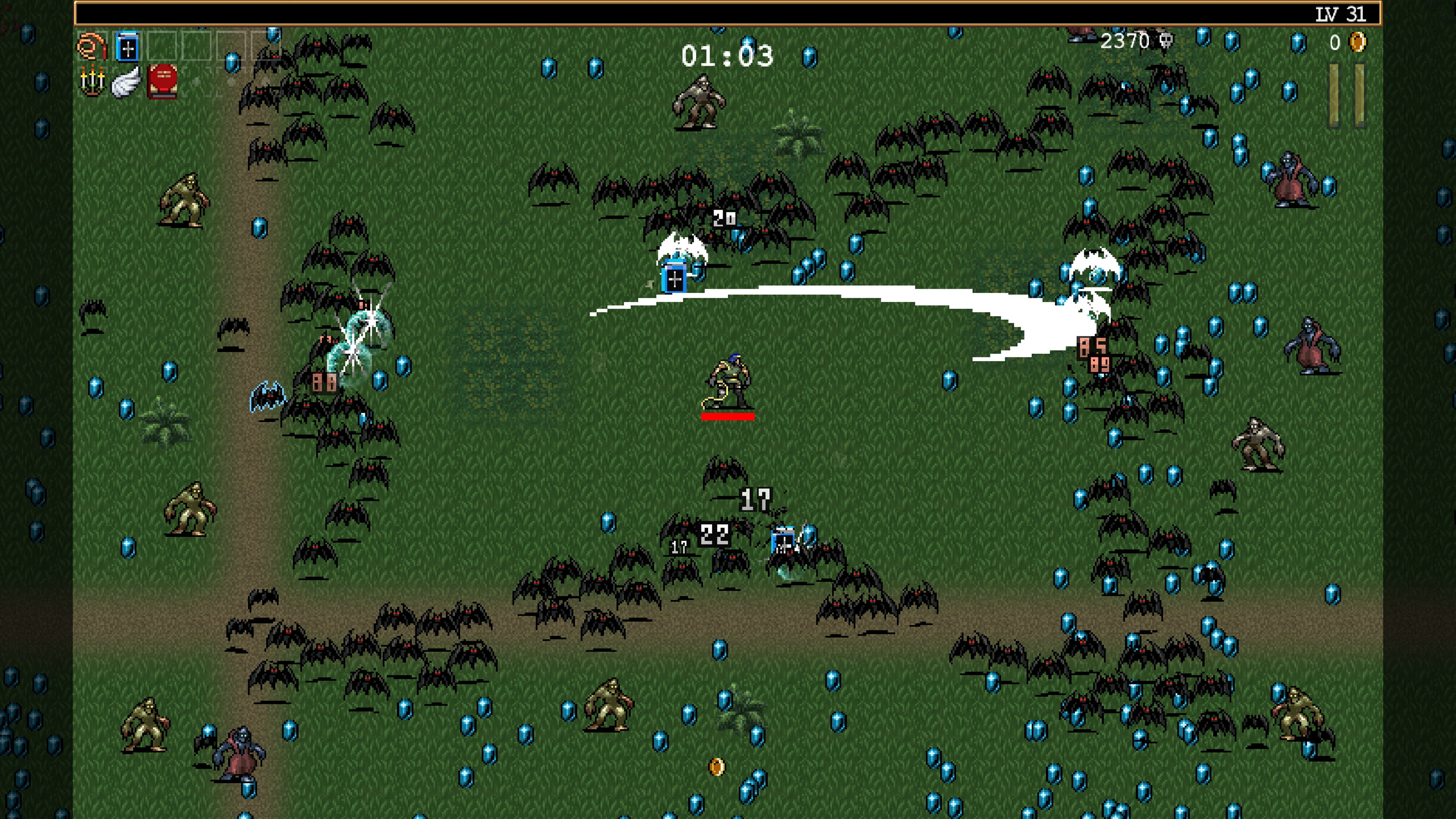 #5. Vampire Survivors (PlayStation) Podle: Poncle Limited