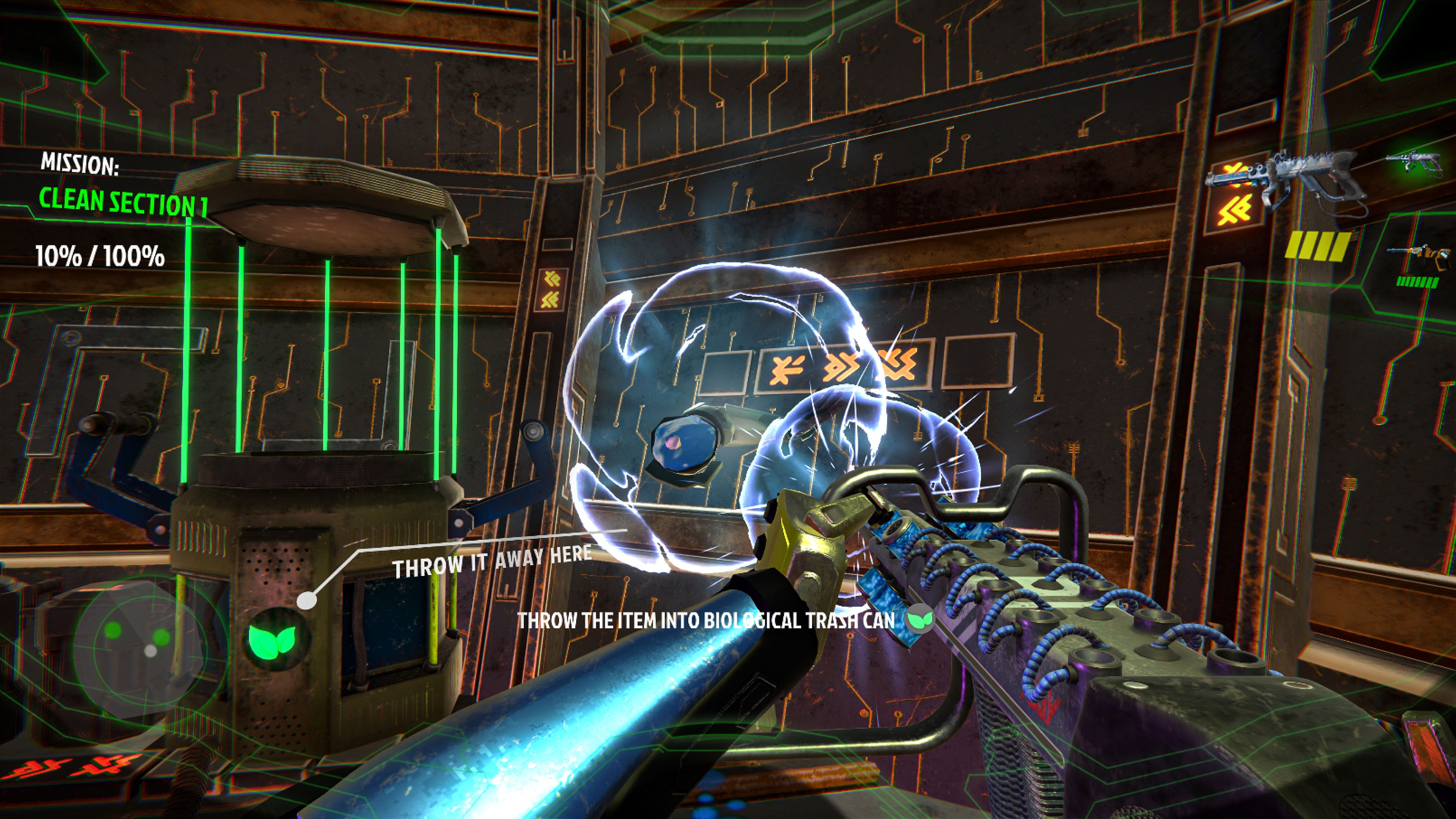 #10. Space CleanUp: Cosmic Robot Disinfector (PlayStation) By: GOGAME CONSOLE PUBLISHER LTD
