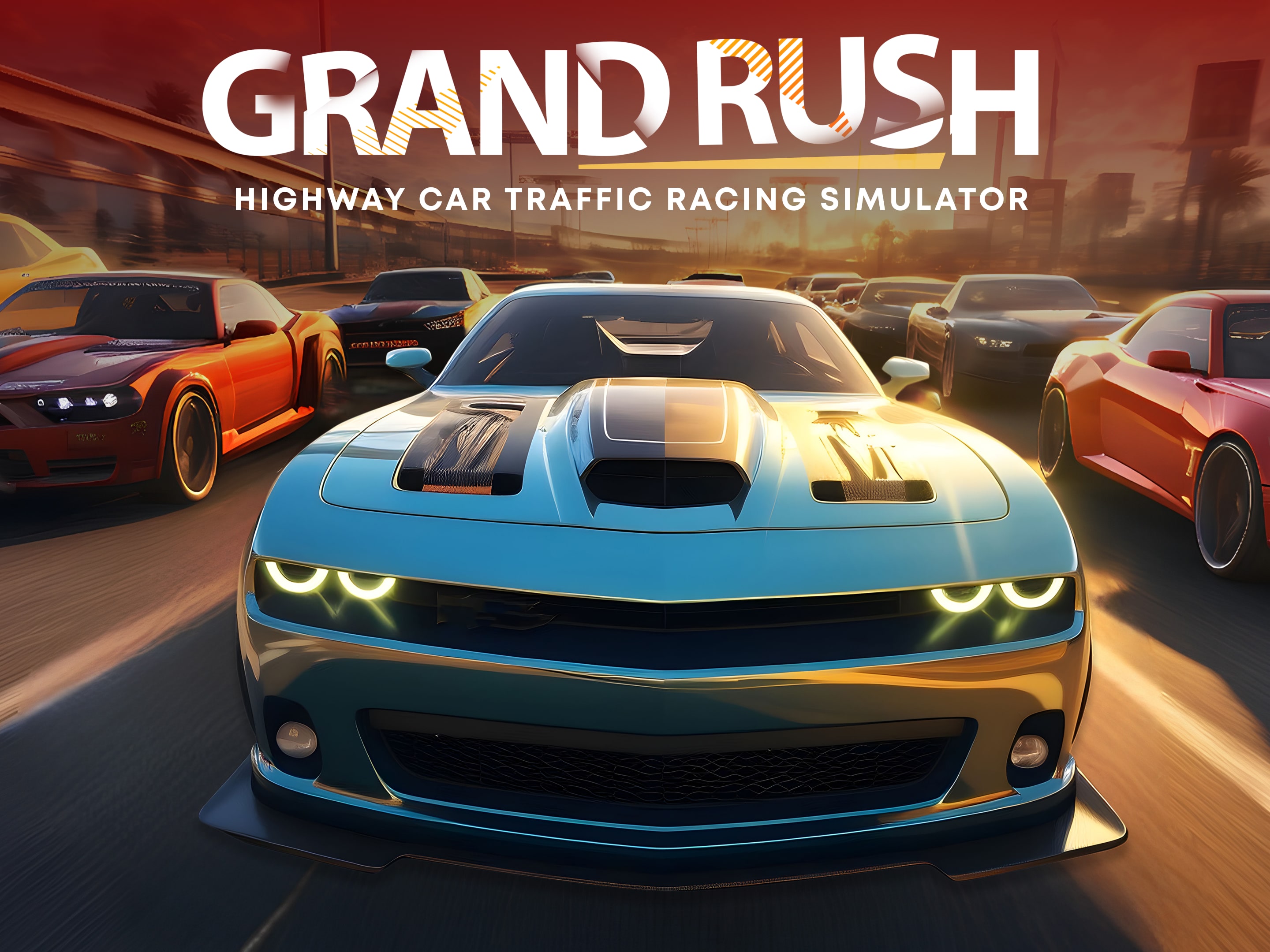 Grand Rush: Highway Car Traffic Racing Simulator