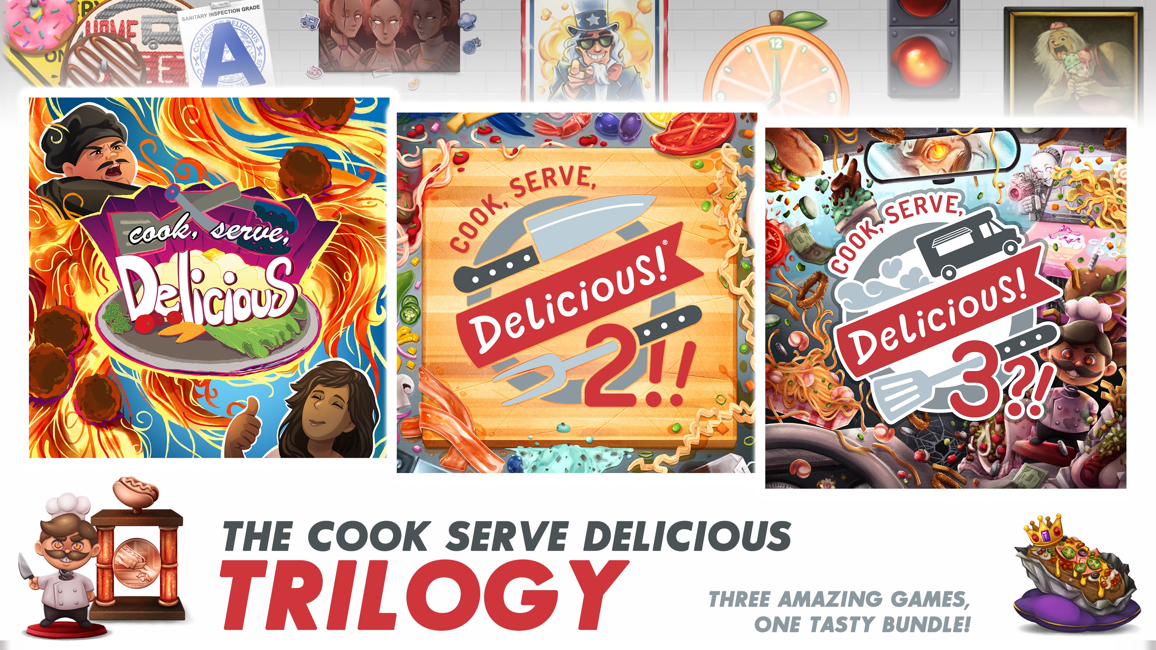 Cook, Serve, Delicious! The Trilogy Bundle!