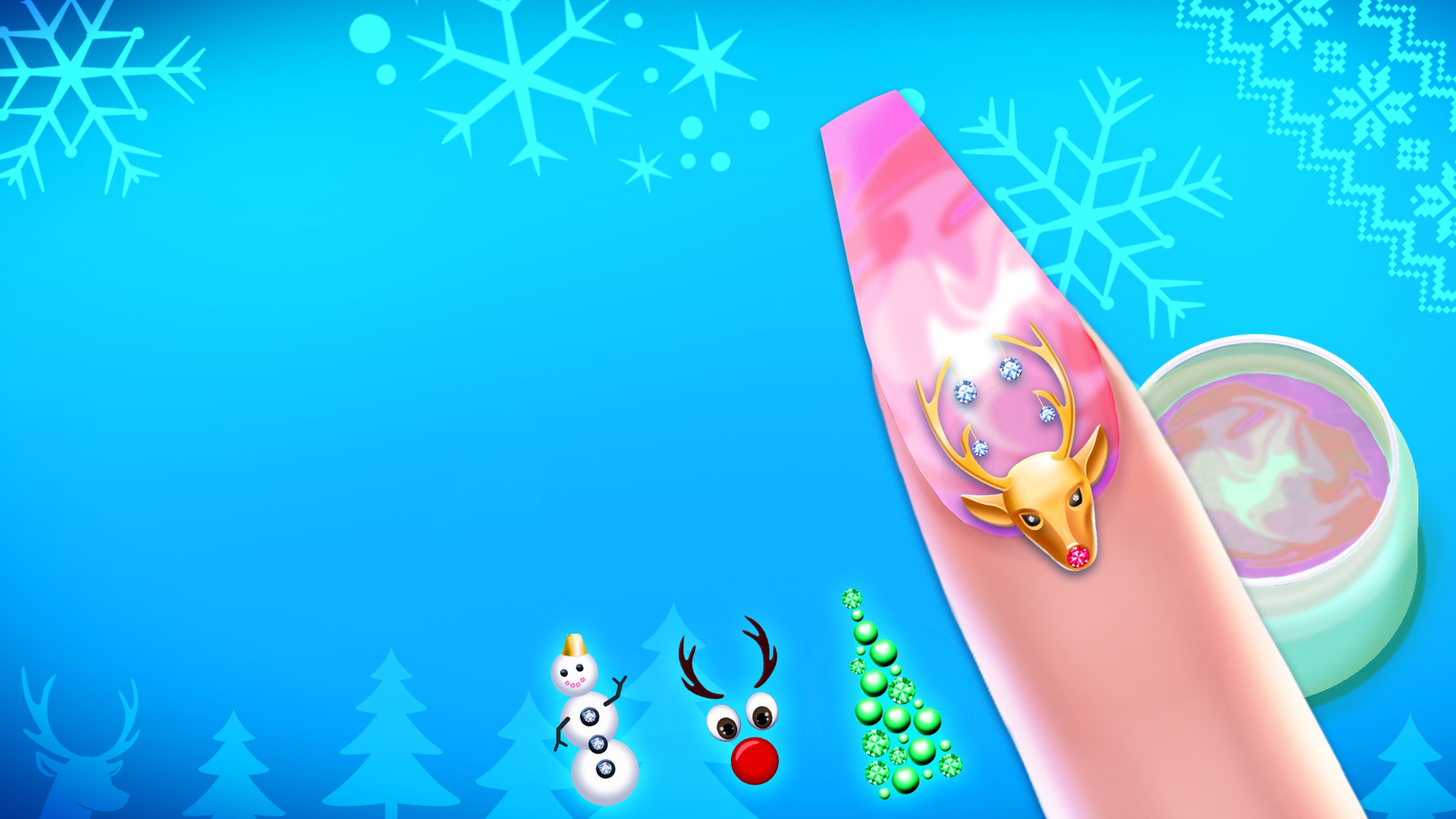 Acrylic Nails!: Winter Marble
