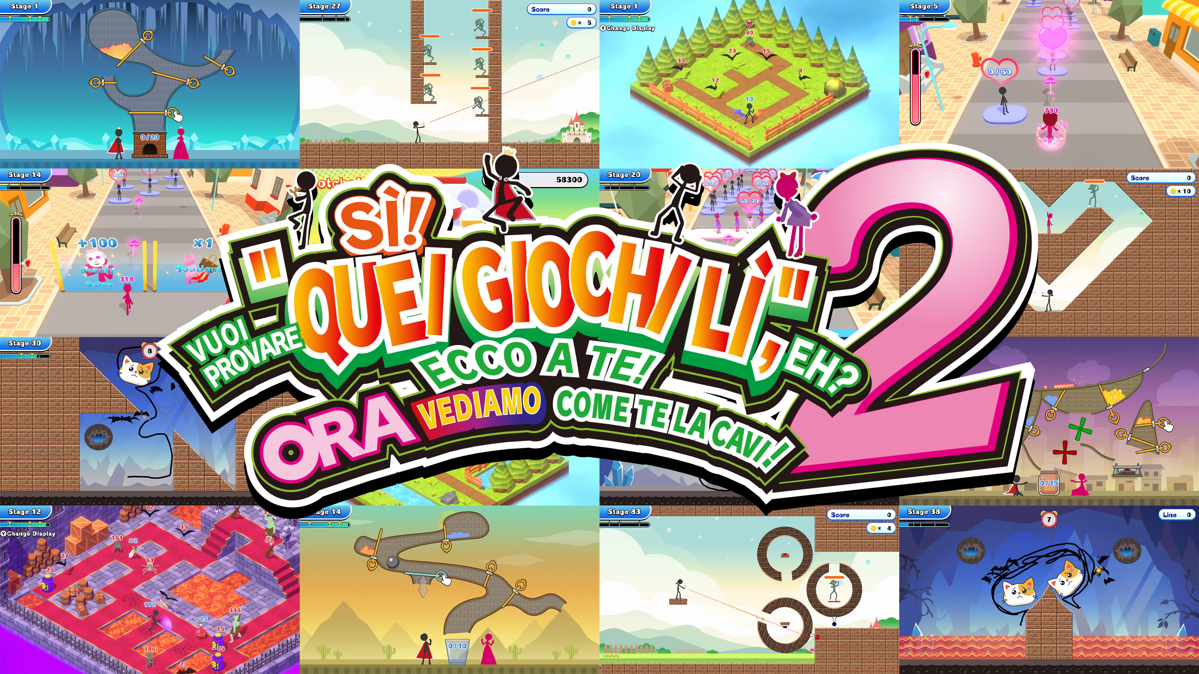 SÌ! VUOI PROVARE "QUEI GIOCHI LÌ", EH? ECCO A TE! ORA VEDIAMO COME TE LA CAVI! 2