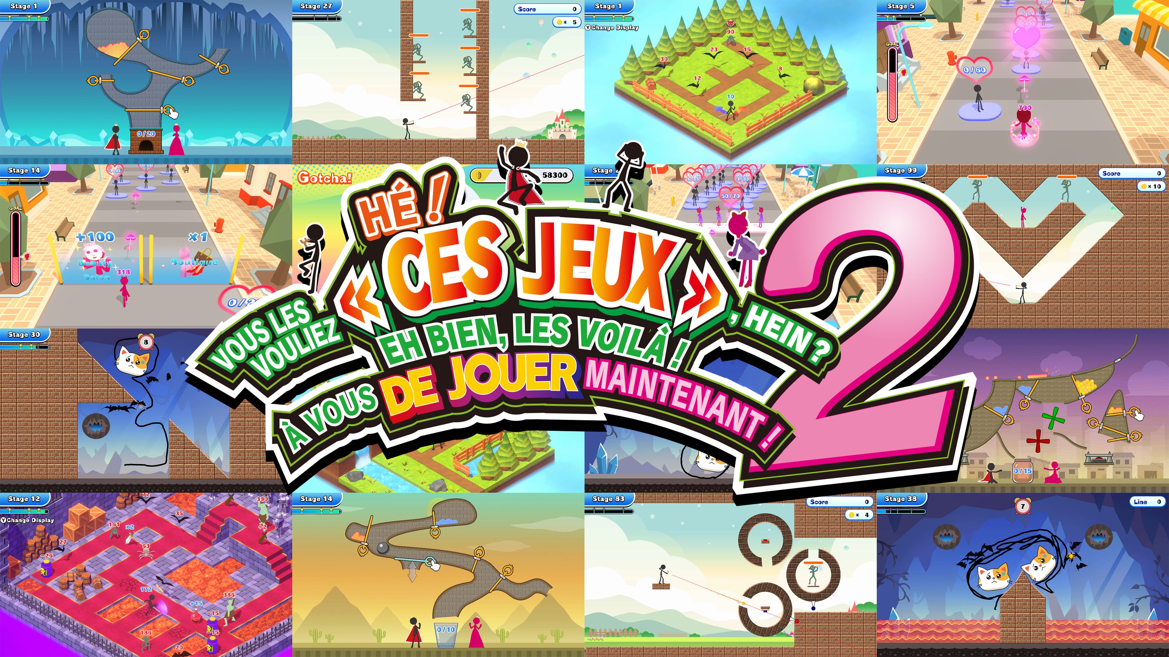 HÉ ! VOUS LES VOULIEZ « CES JEUX », HEIN ? EH BIEN, LES VOILÀ ! À VOUS DE JOUER MAINTENANT ! 2