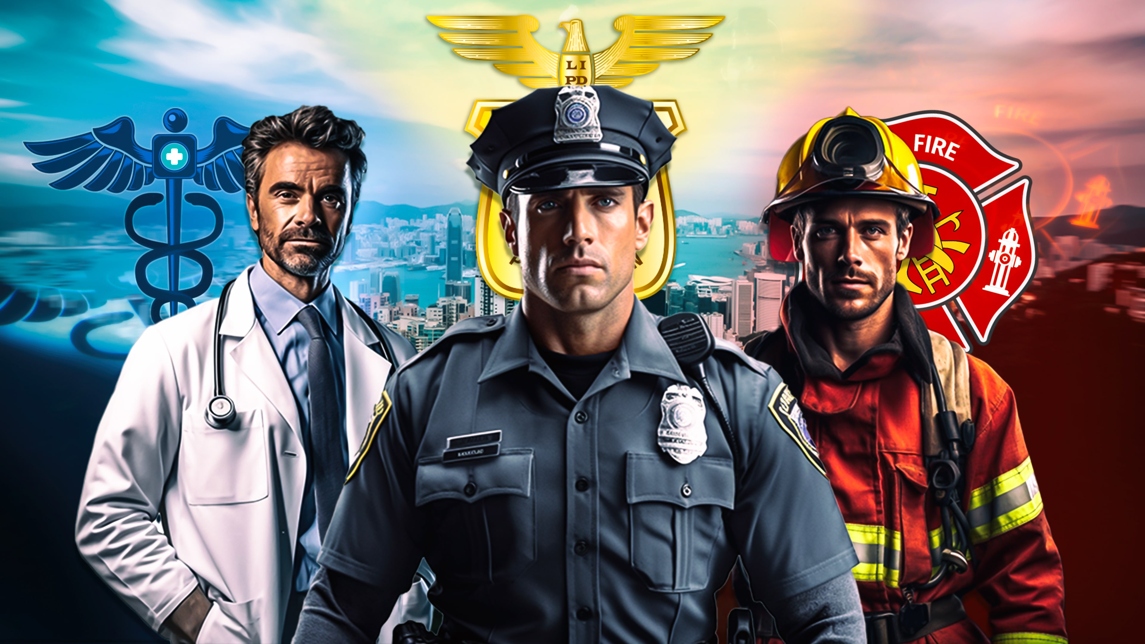 Rescue Team 911 Simulator - Ambulance, Police, Firefighter
