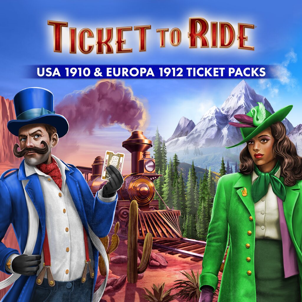 Ticket to Ride®: USA 1910 & Europa 1912 Ticket Packs