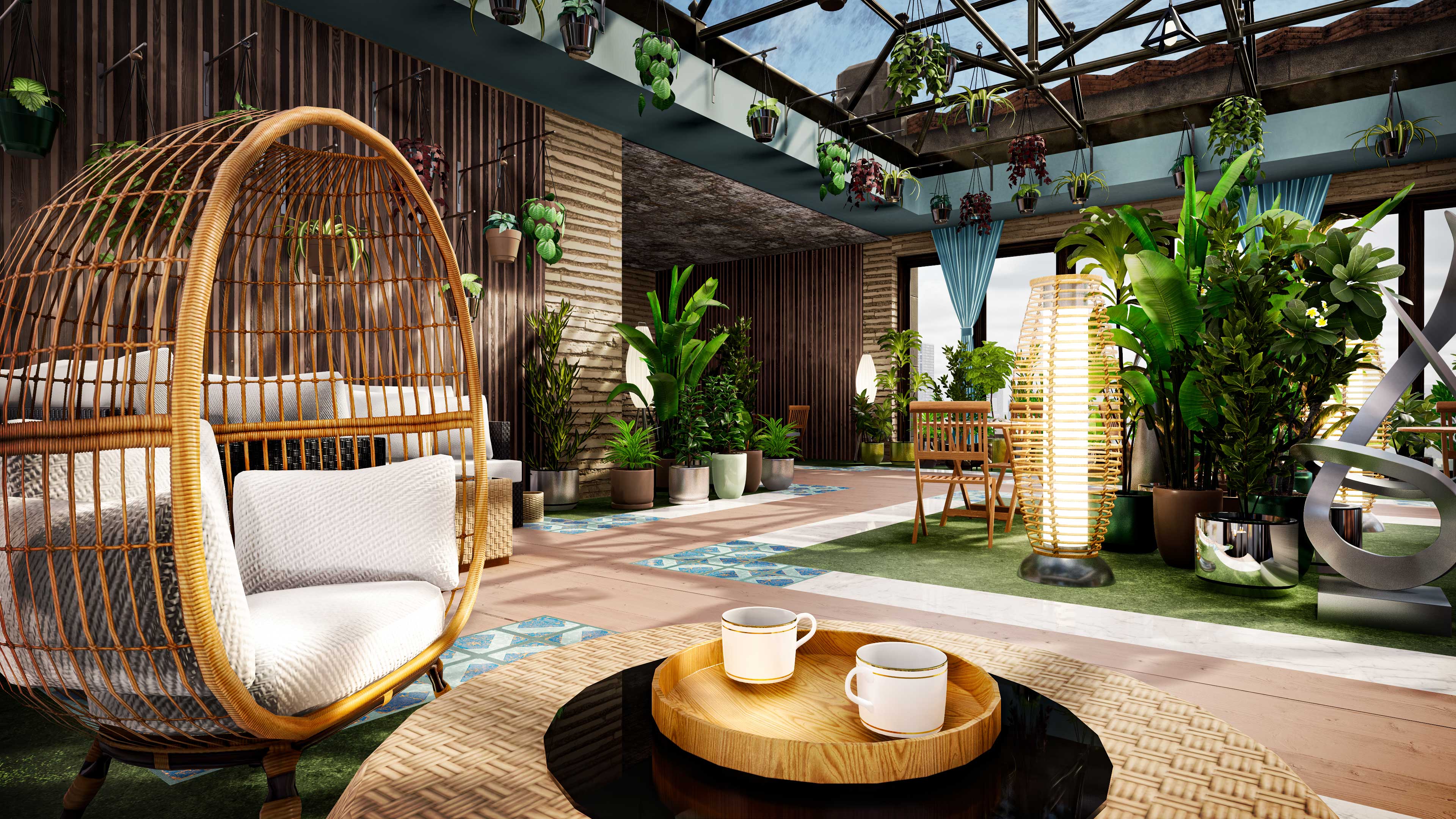 Hotel Renovator - Indoor Garden Room & Furniture Set