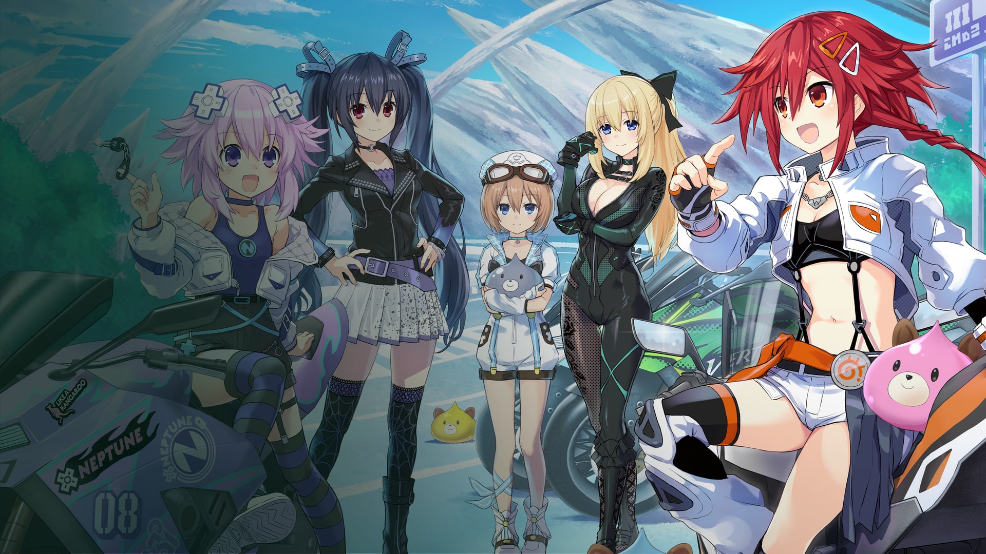 Neptunia Riders VS Dogoos