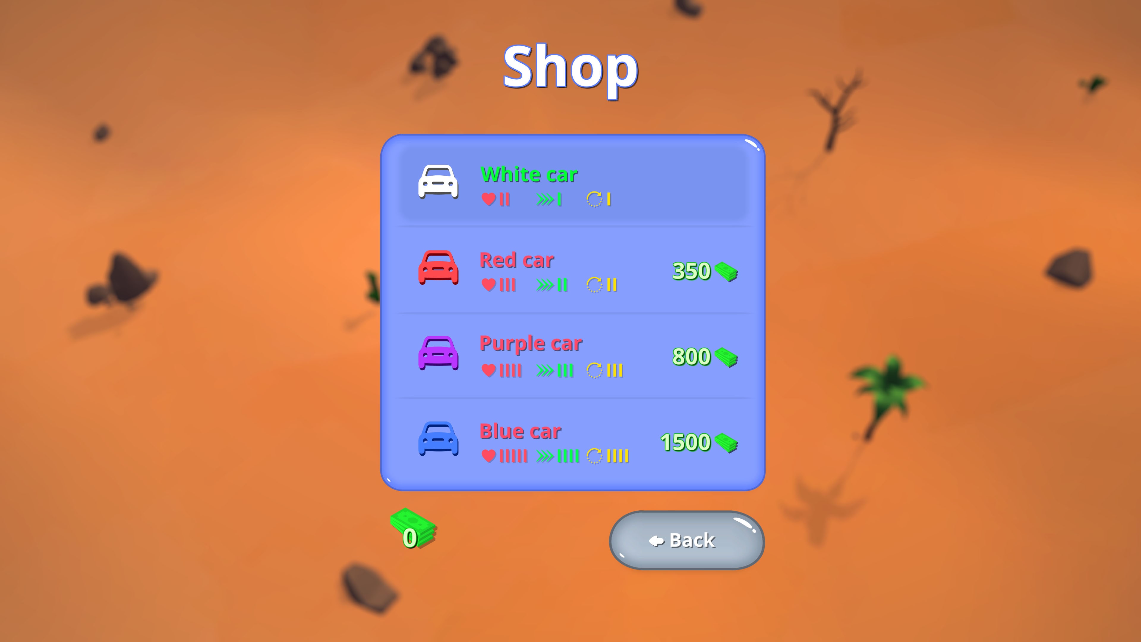 Crasho Cars — Игровой скрин