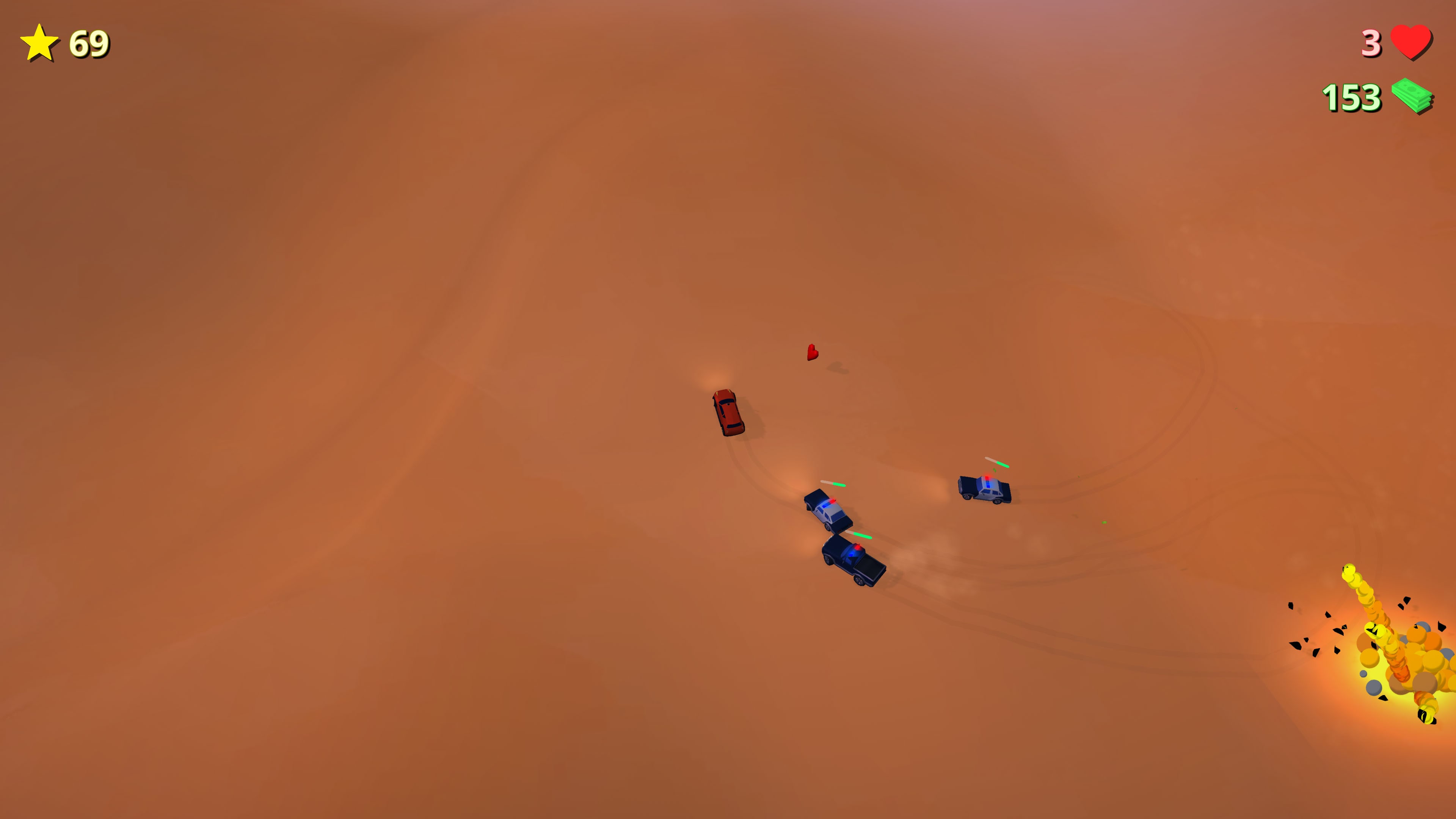 Crasho Cars — Кадр из геймплея