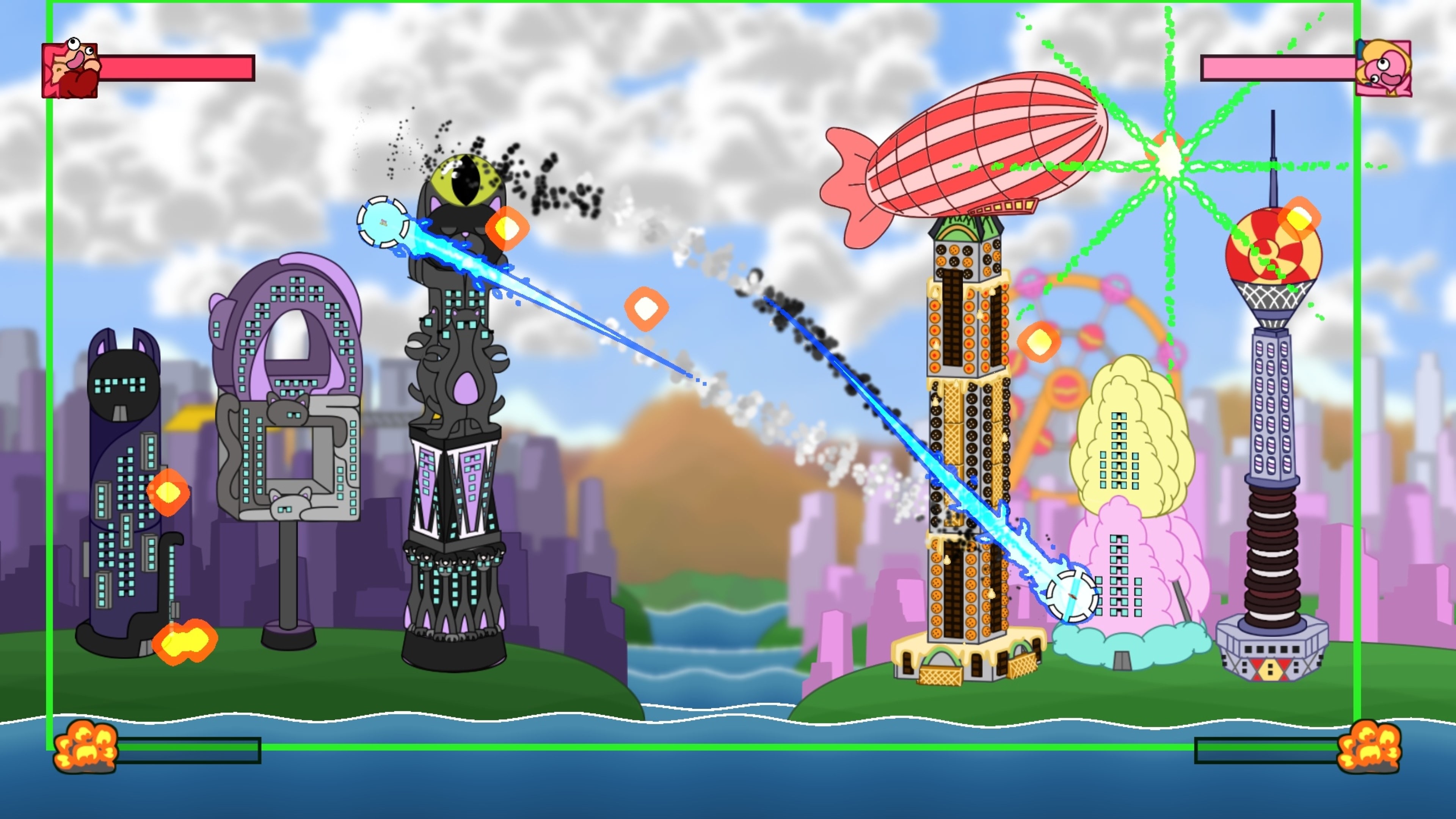 #2. Fly Punch Boom! (PlayStation) بواسطة: Gabriele Libera trading as Jollypunch Games