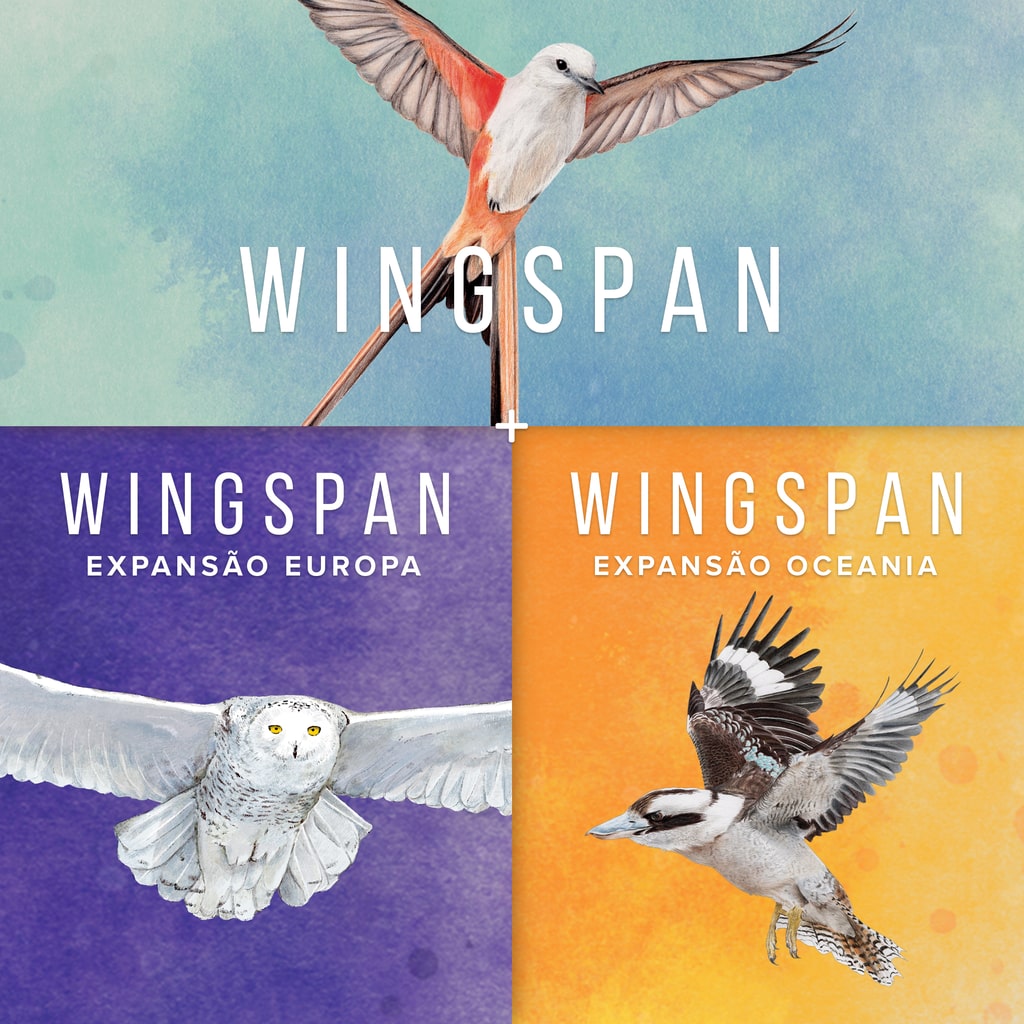 Wingspan + Expansão Europa + Expansão Oceania PS4 & PS5