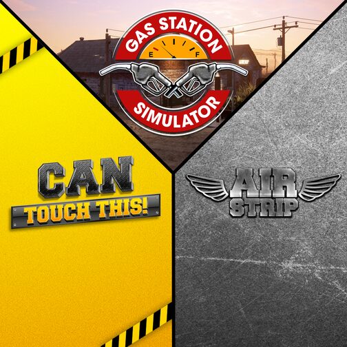 Gas Station Simulator, Airstrip DLC and Can Touch This DLC Bundle cover image