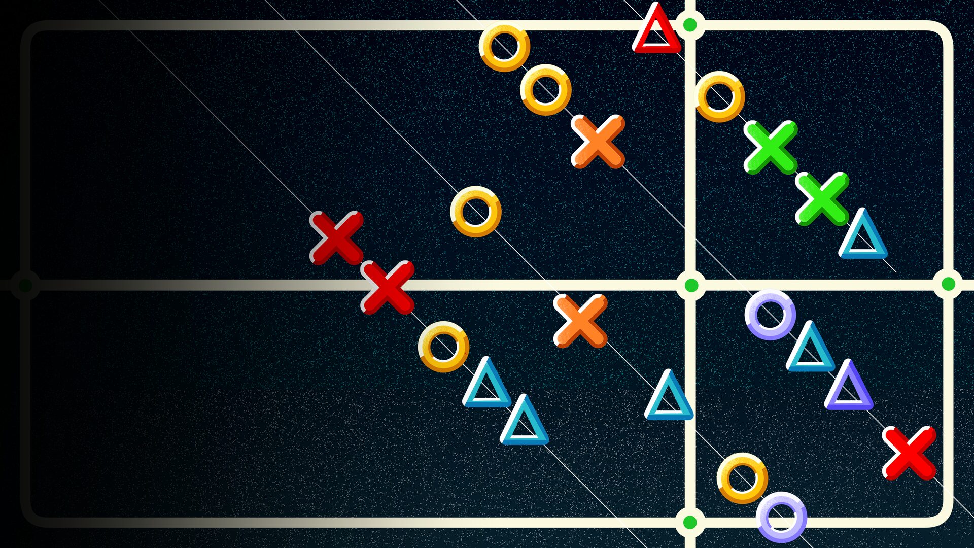 Circle Triangle Cross