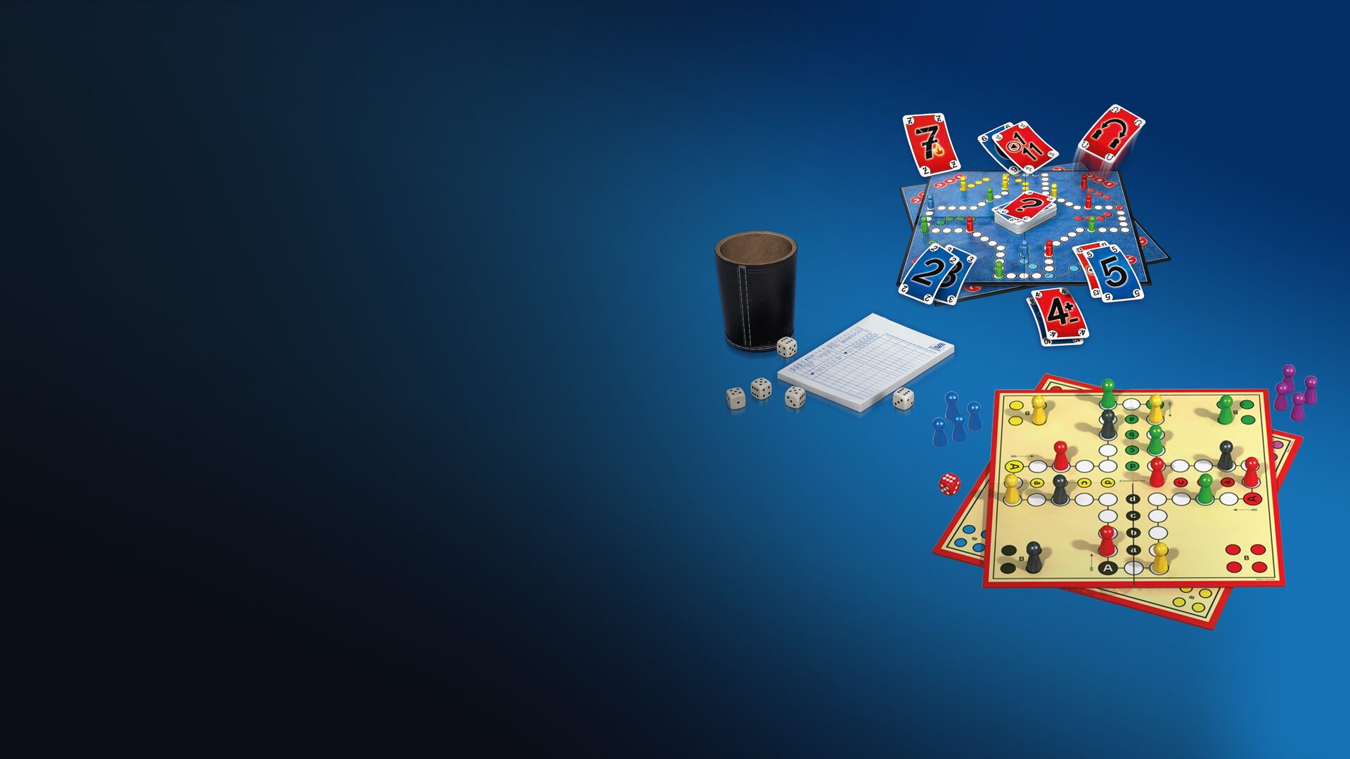 3in1 Game Collection: Ludo XXL + Yatzi + DOG®