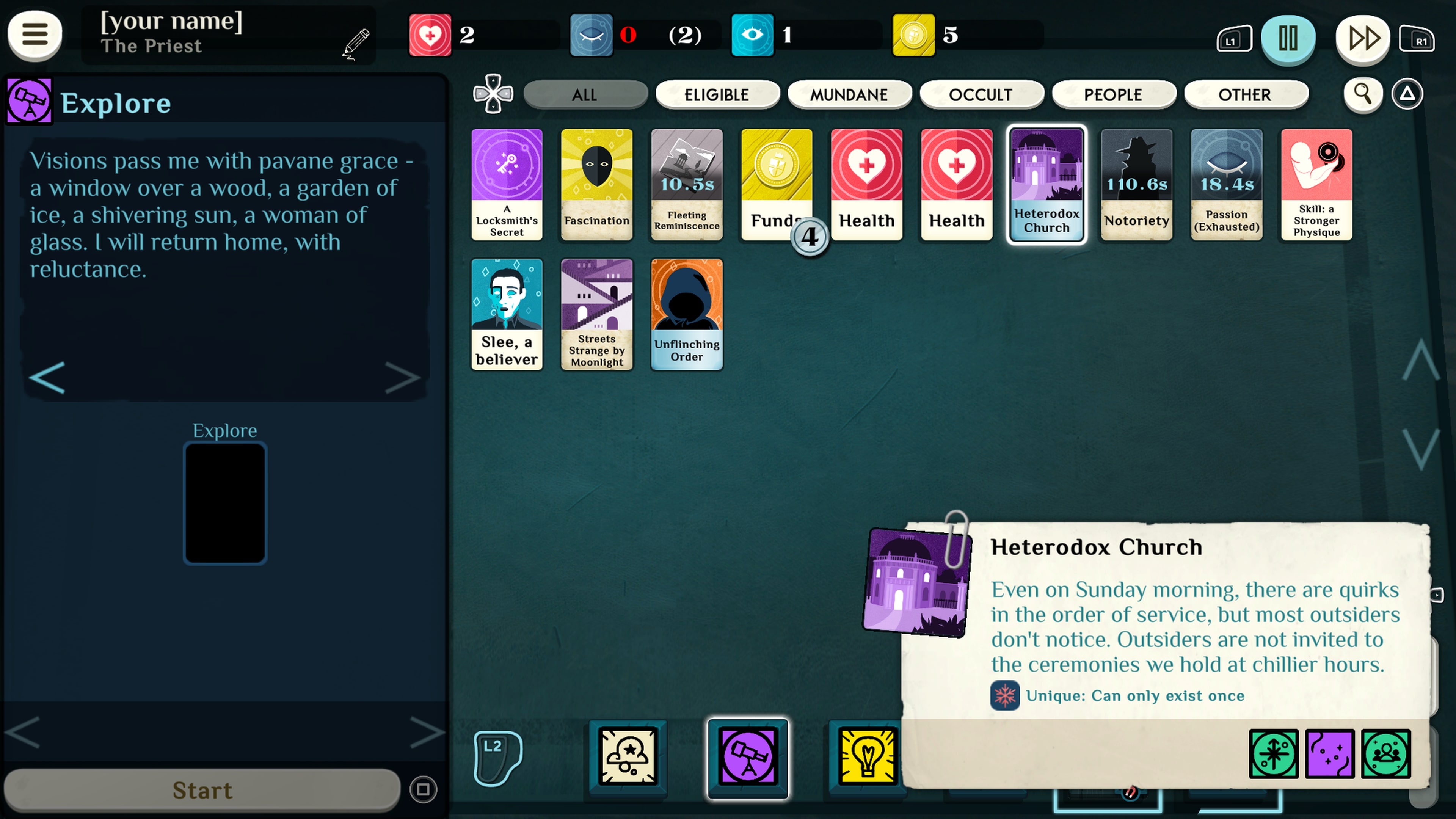 #9. Cultist Simulator: Initiate Edition (PlayStation) 由: Klabater