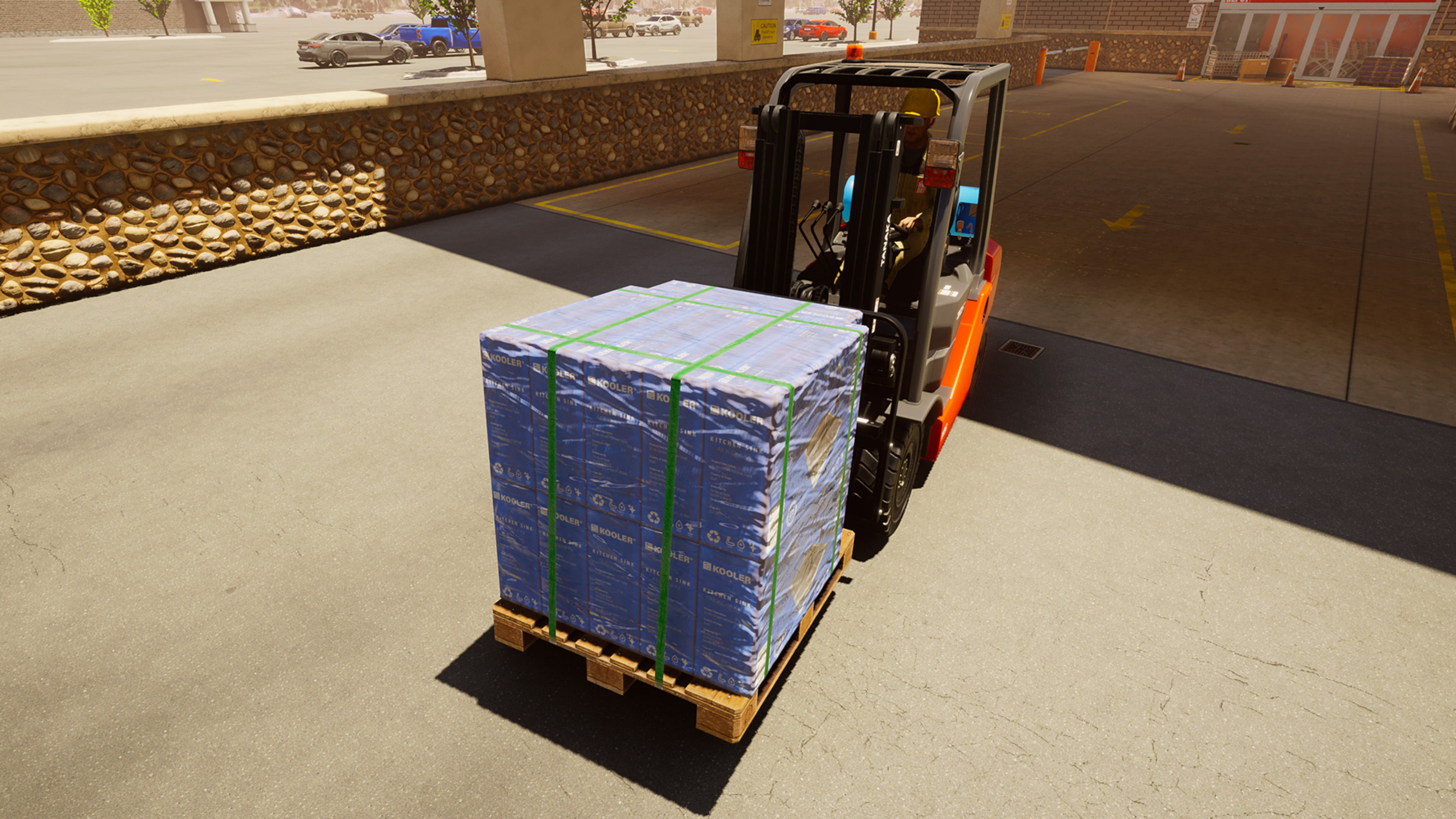 #4. Forklift Simulator (PlayStation) 由: AEROSOFT GMBH