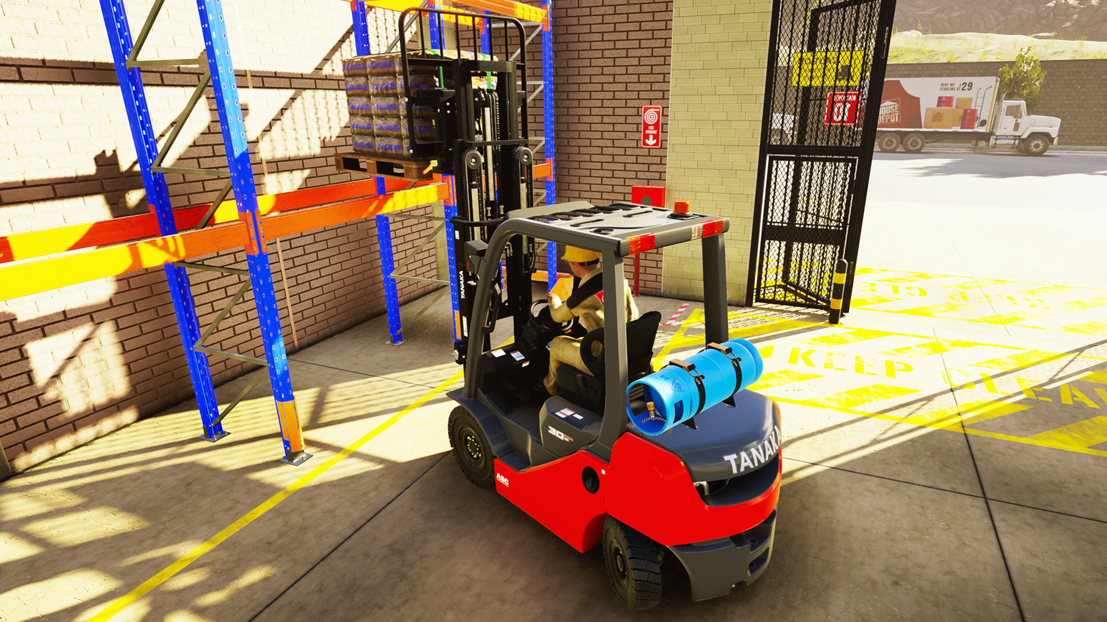 #8. Forklift Simulator (PlayStation) 由: AEROSOFT GMBH
