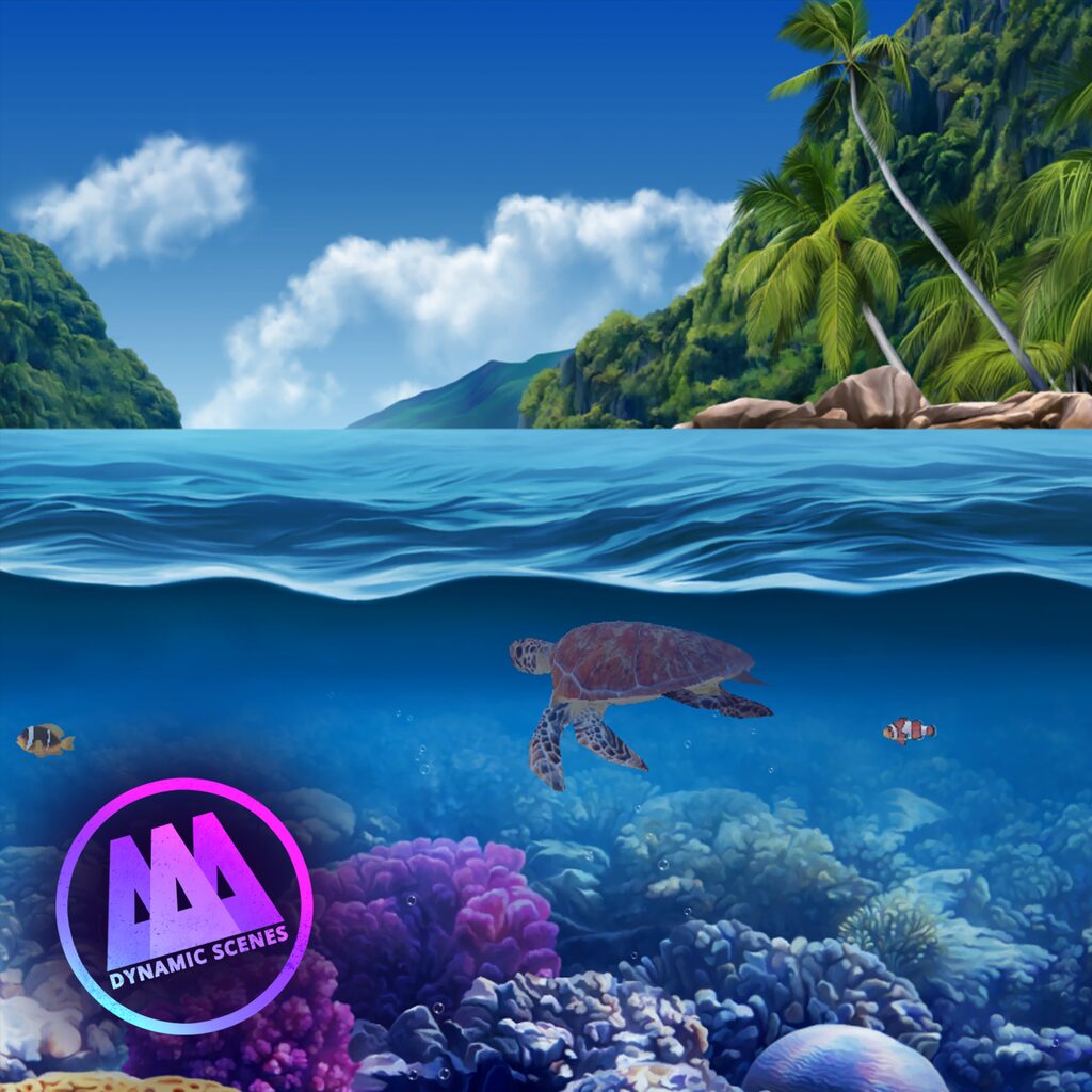 AAA Dynamic Scenes - Coral Kingdom Dynamic Scene