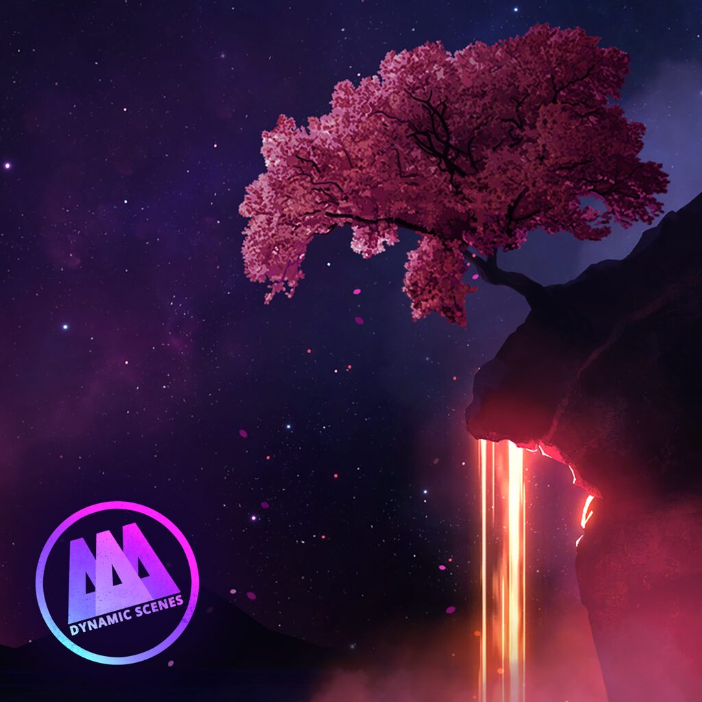 AAA Dynamic Scenes - Sakura Night Sky Dynamic Scene