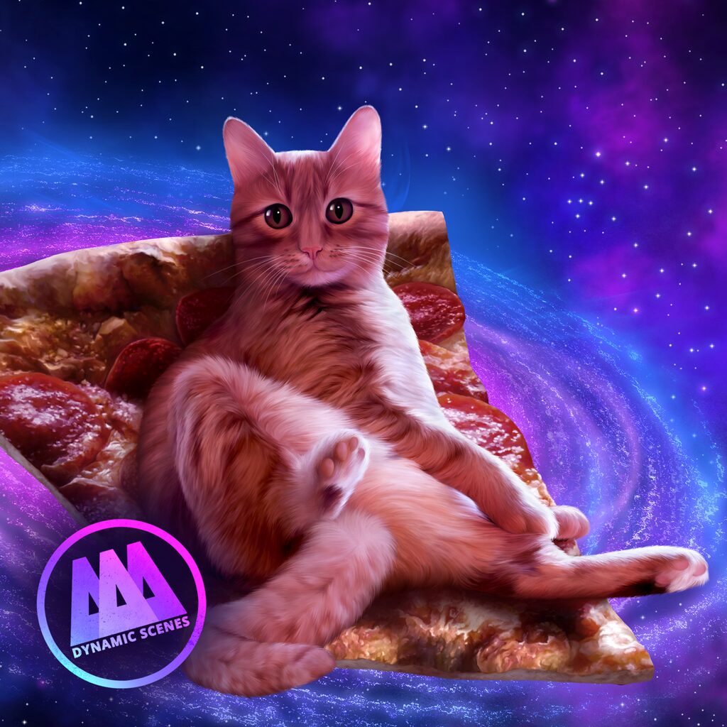 AAA Dynamic Scenes - Lazy Pizza Cat Dynamic Scene