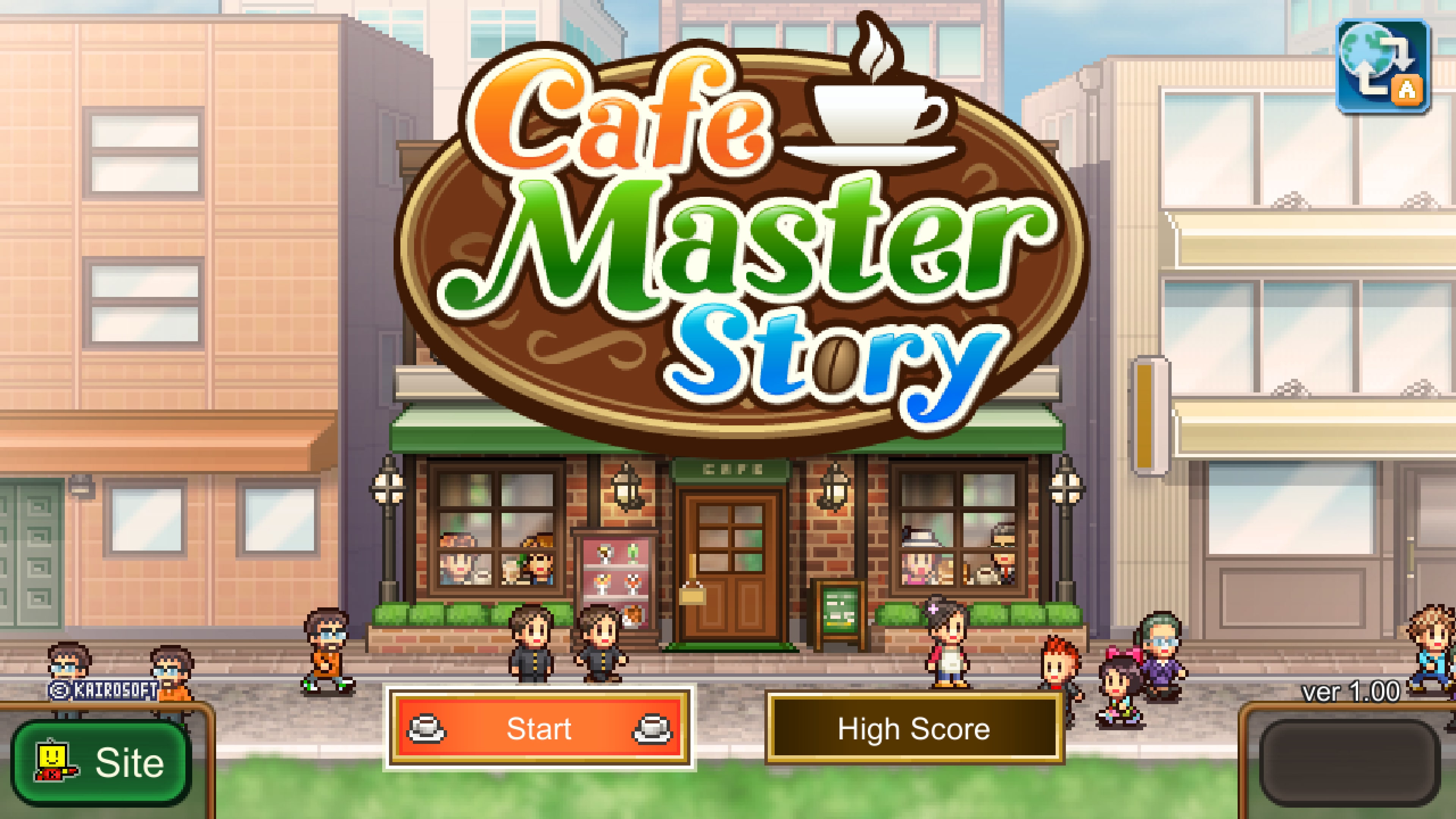 #5. Cafe Master Story (PlayStation) 由: KAIROSOFT CO.,LTD