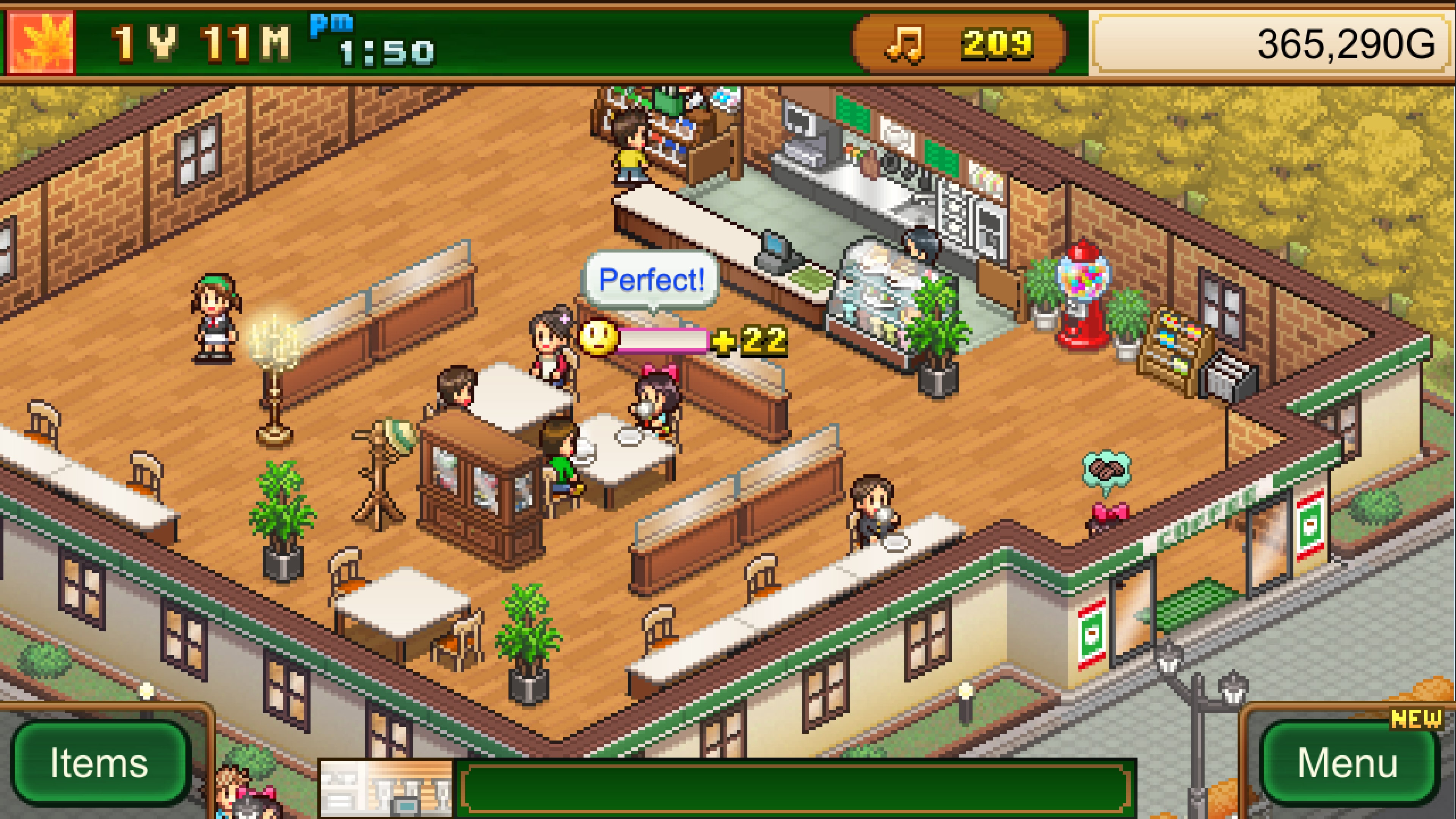 #1. Cafe Master Story (PlayStation) 由: KAIROSOFT CO.,LTD