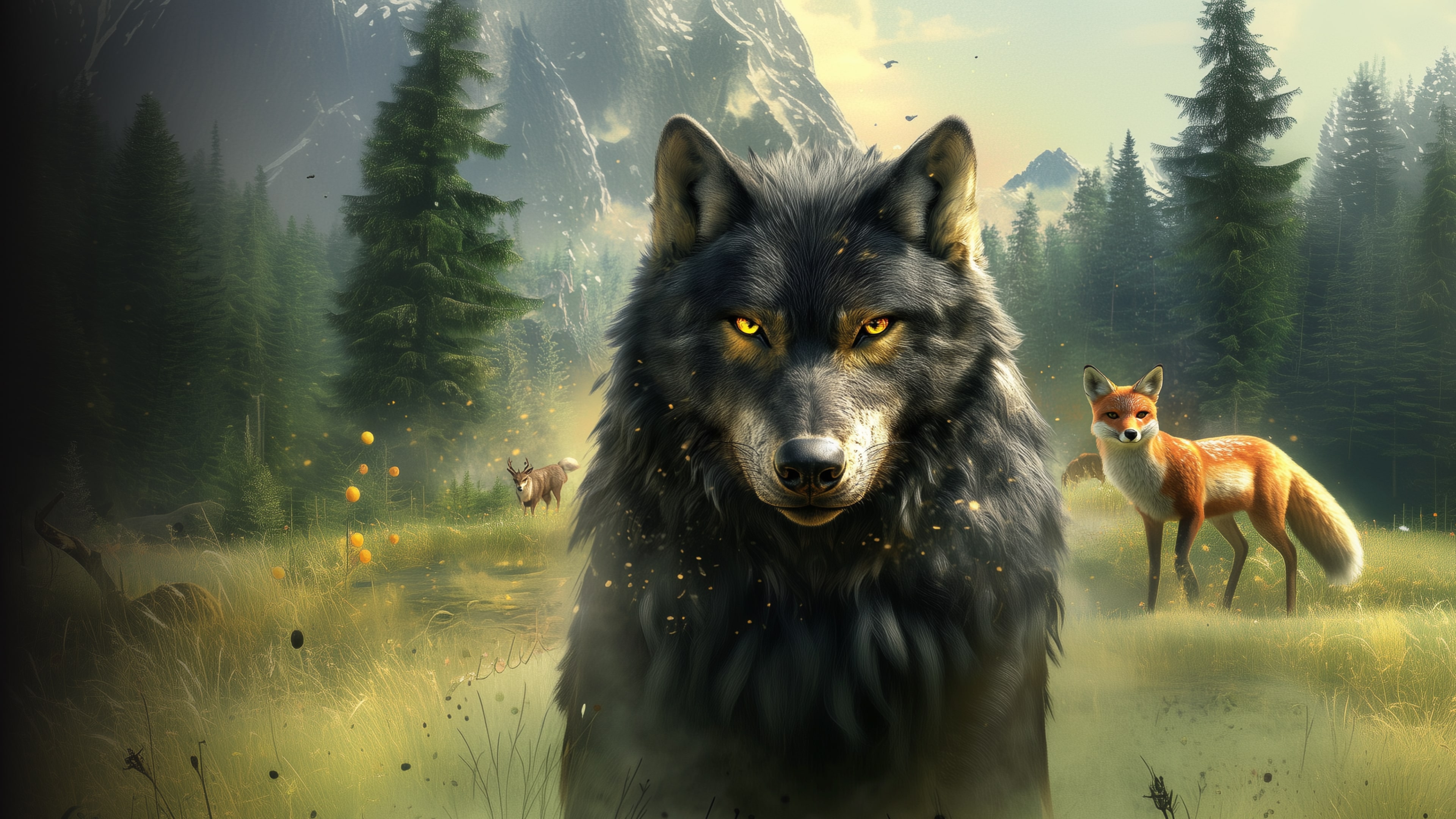 Wolf Sim: Animal Battle Survival RPG